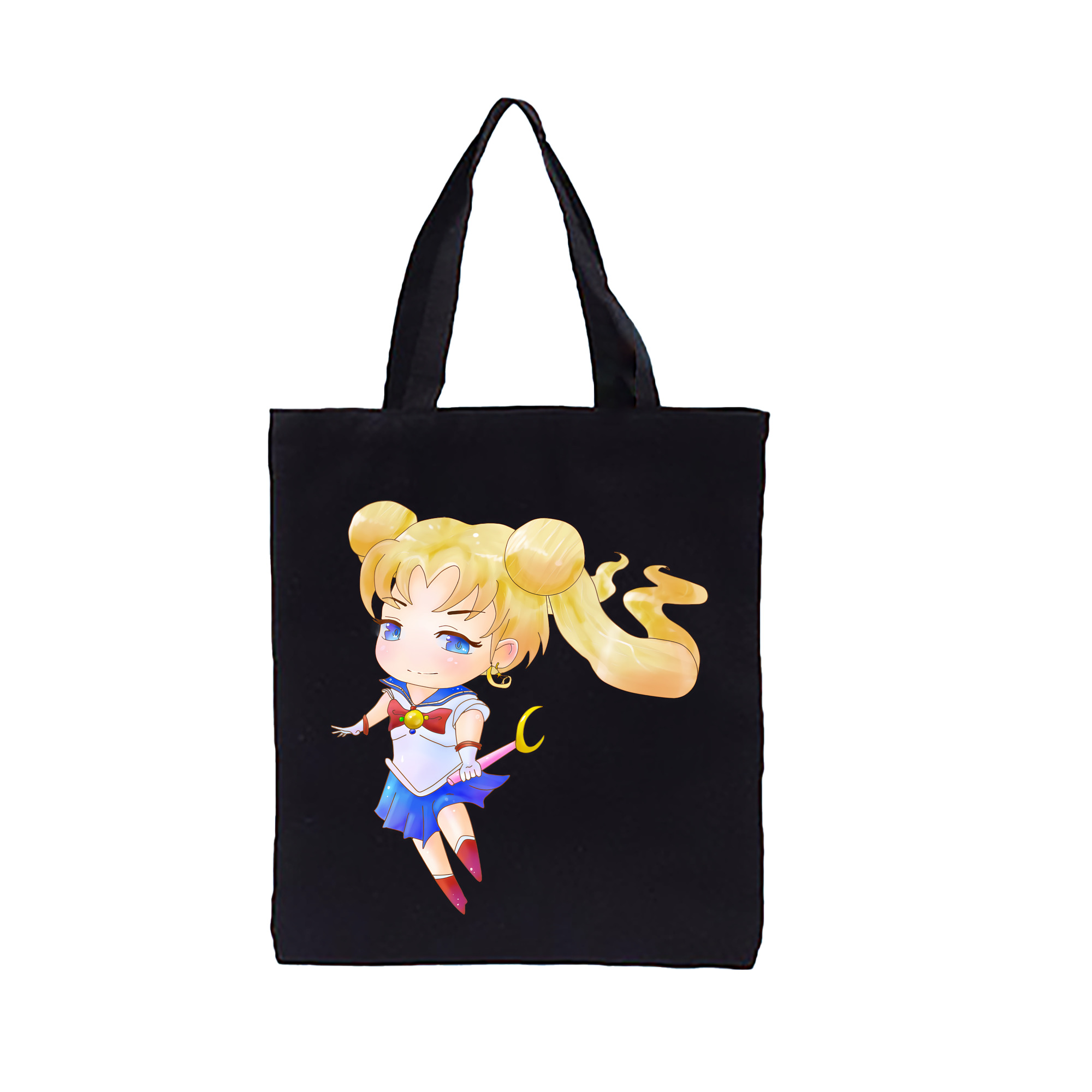 （画像用） 美少女戦士セーラームーン 愛野 美奈子 あいの みなこ Sailor Moon Aino Minako 縦型キャンバス生地手提げバッグ　トートバッグ
