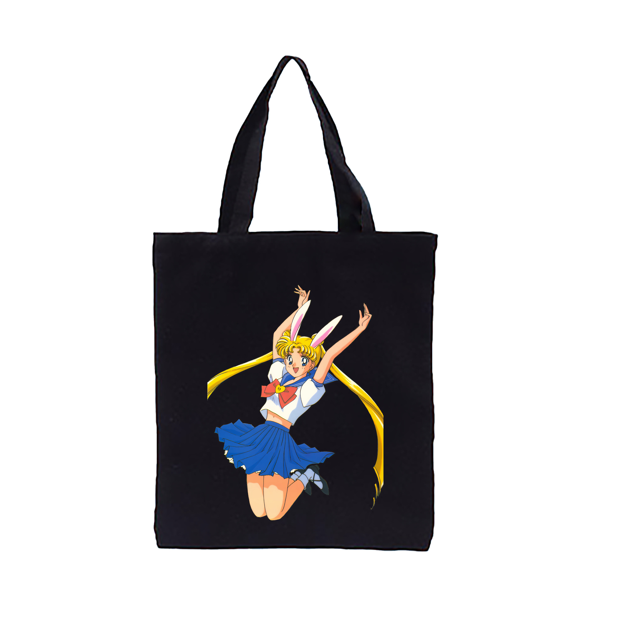 （画像用） 美少女戦士セーラームーン 愛野 美奈子 あいの みなこ Sailor Moon Aino Minako 縦型キャンバス生地手提げバッグ　トートバッグ