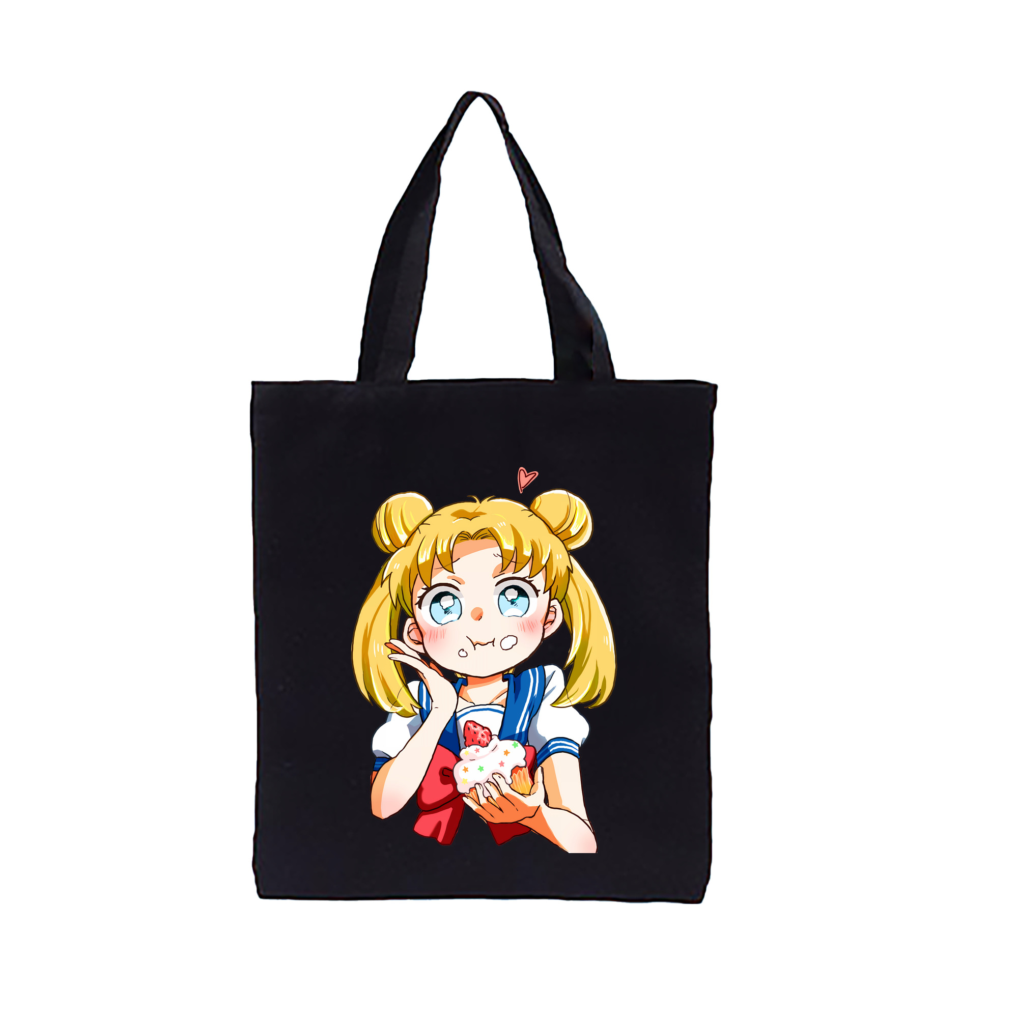 （画像用） 美少女戦士セーラームーン 愛野 美奈子 あいの みなこ Sailor Moon Aino Minako 縦型キャンバス生地手提げバッグ　トートバッグ