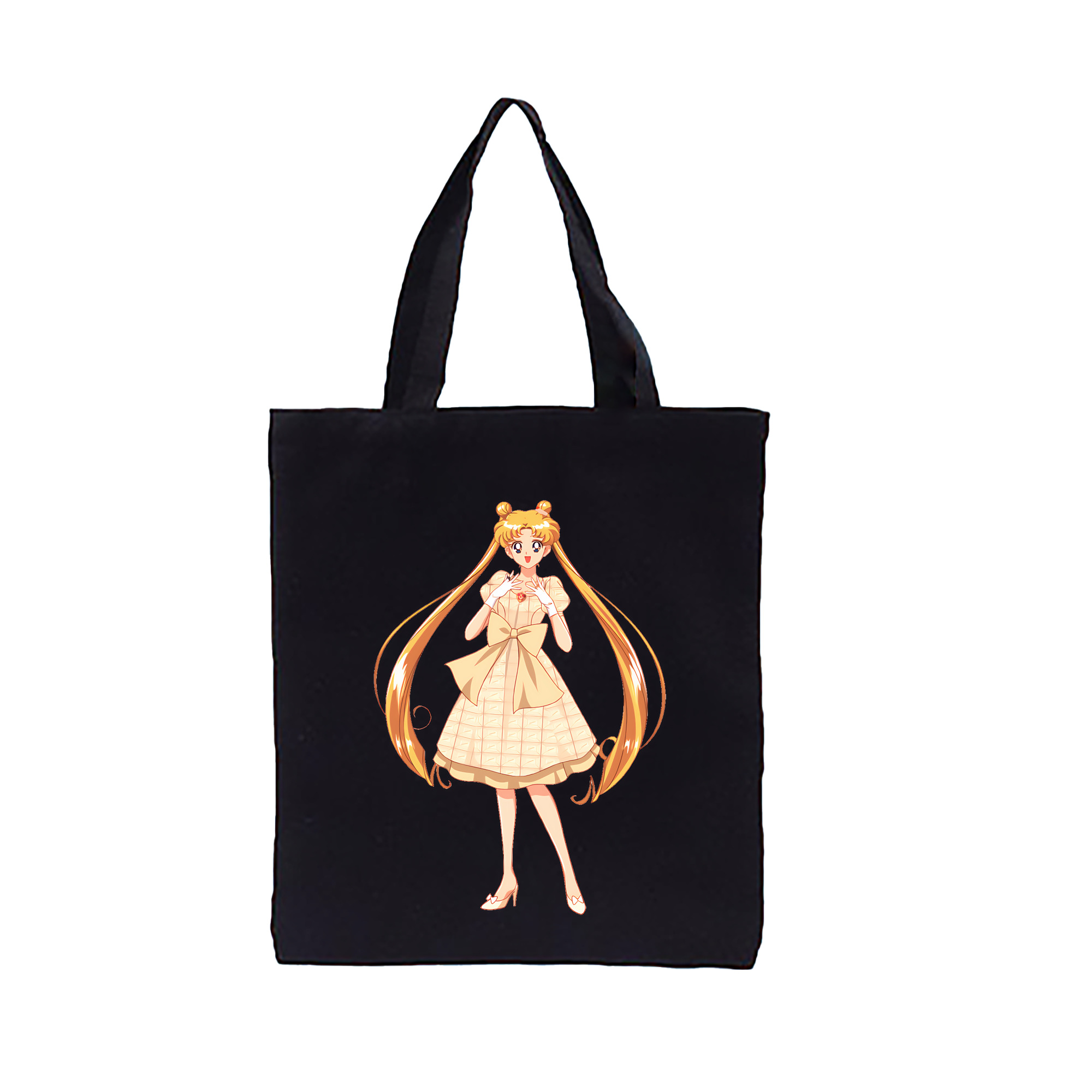 （画像用） 美少女戦士セーラームーン 愛野 美奈子 あいの みなこ Sailor Moon Aino Minako 縦型キャンバス生地手提げバッグ　トートバッグ