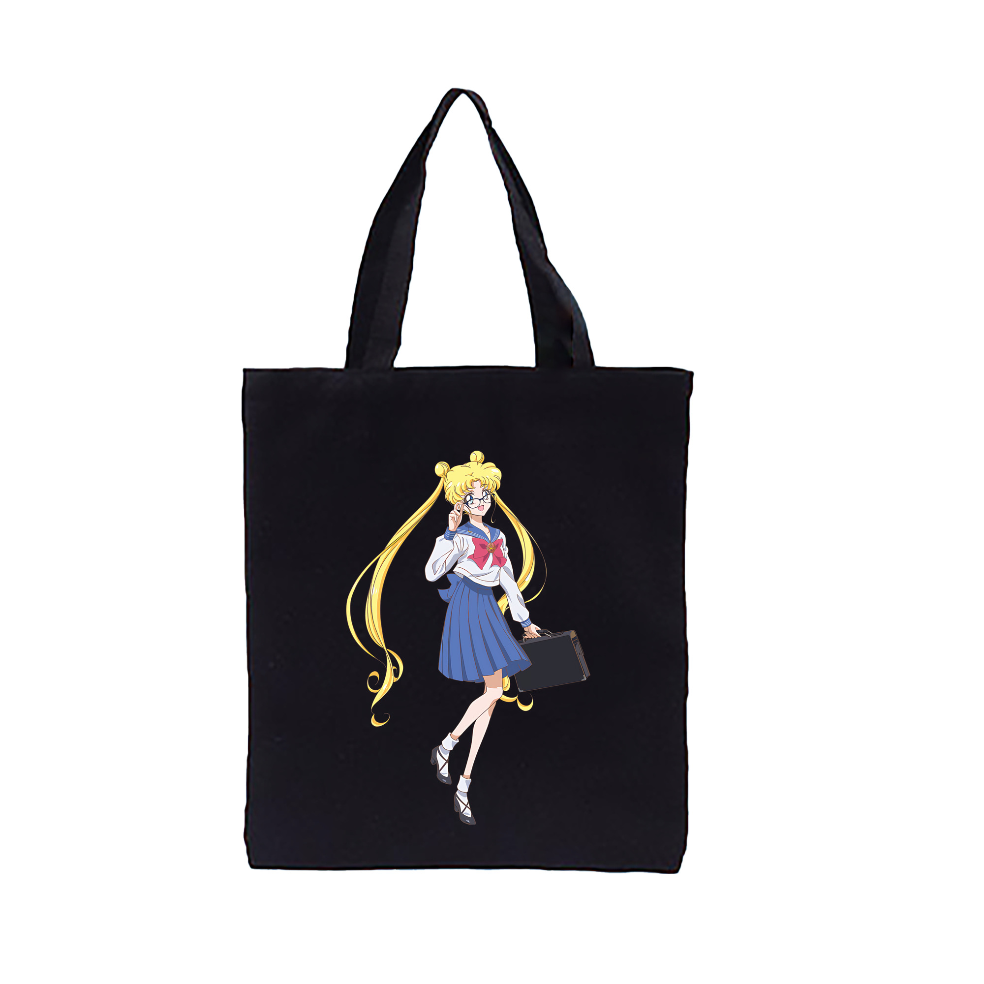 （画像用） 美少女戦士セーラームーン 愛野 美奈子 あいの みなこ Sailor Moon Aino Minako 縦型キャンバス生地手提げバッグ　トートバッグ