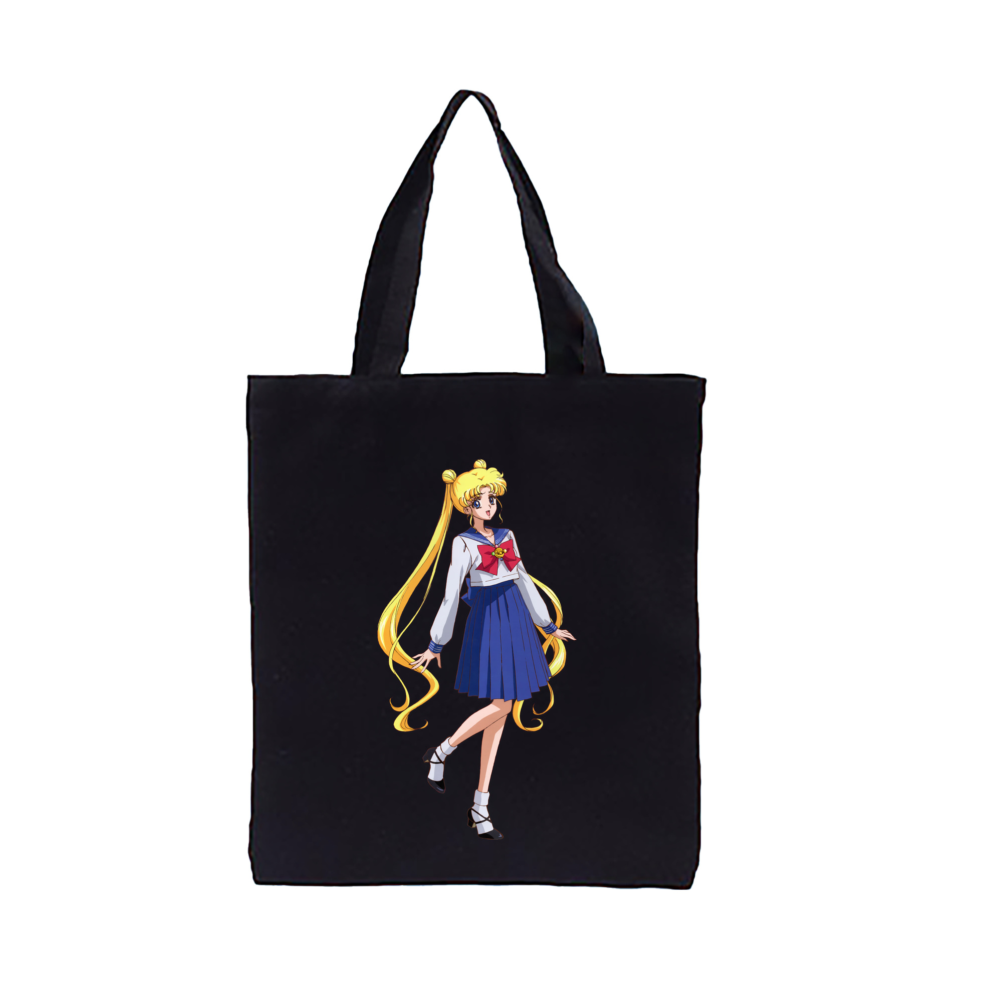（画像用） 美少女戦士セーラームーン 愛野 美奈子 あいの みなこ Sailor Moon Aino Minako 縦型キャンバス生地手提げバッグ　トートバッグ