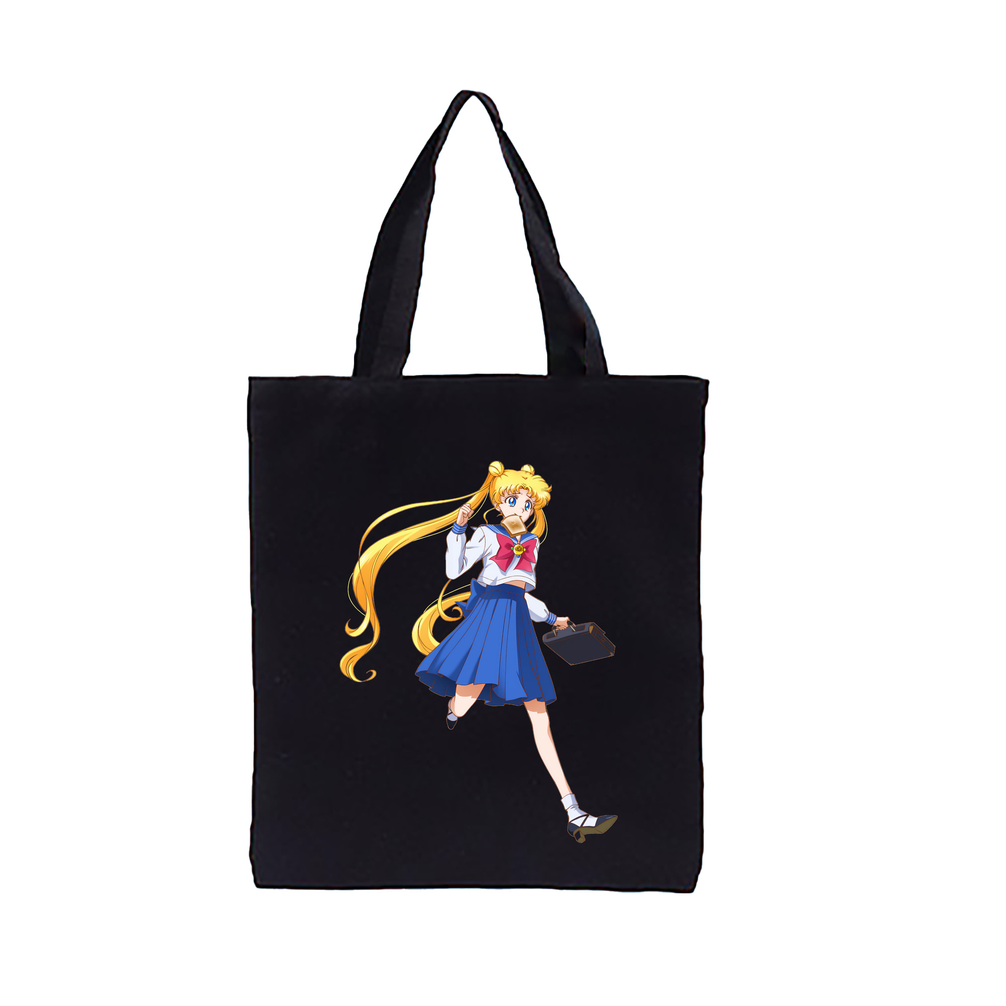 （画像用） 美少女戦士セーラームーン 愛野 美奈子 あいの みなこ Sailor Moon Aino Minako 縦型キャンバス生地手提げバッグ　トートバッグ