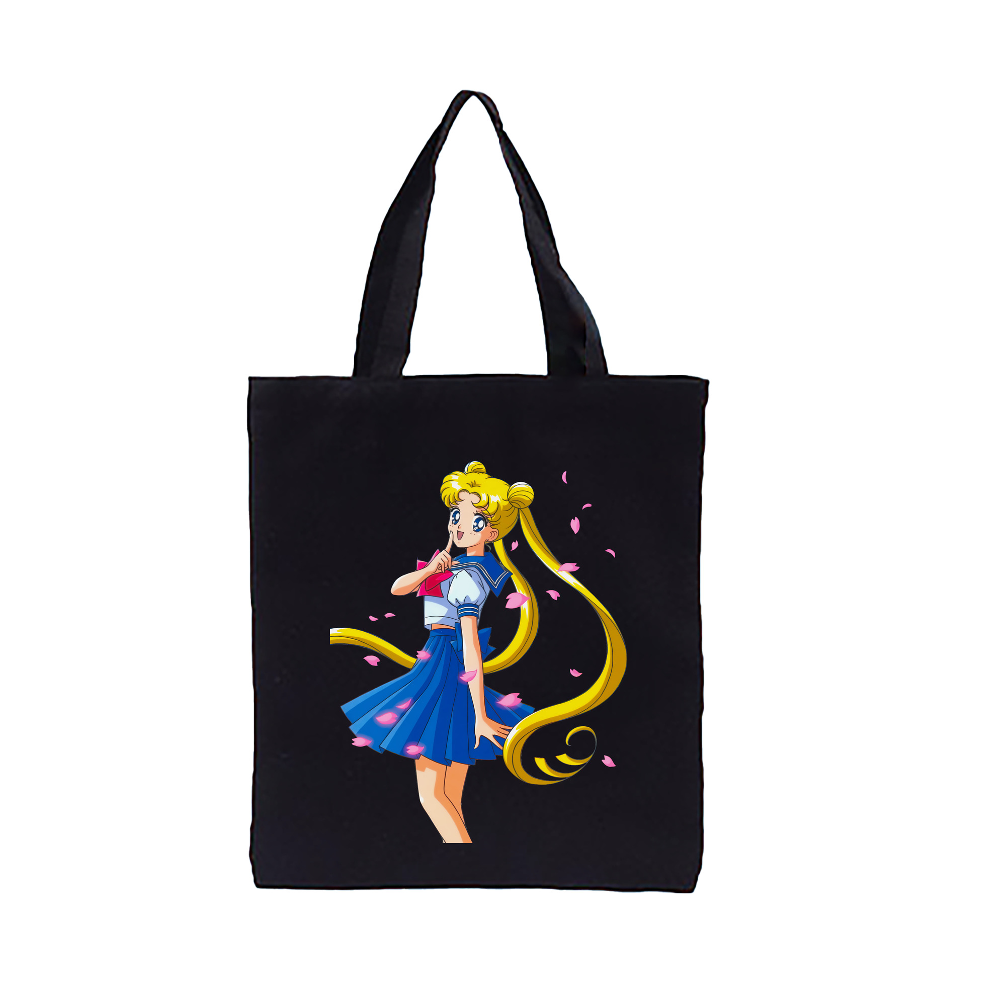 （画像用） 美少女戦士セーラームーン 愛野 美奈子 あいの みなこ Sailor Moon Aino Minako 縦型キャンバス生地手提げバッグ　トートバッグ