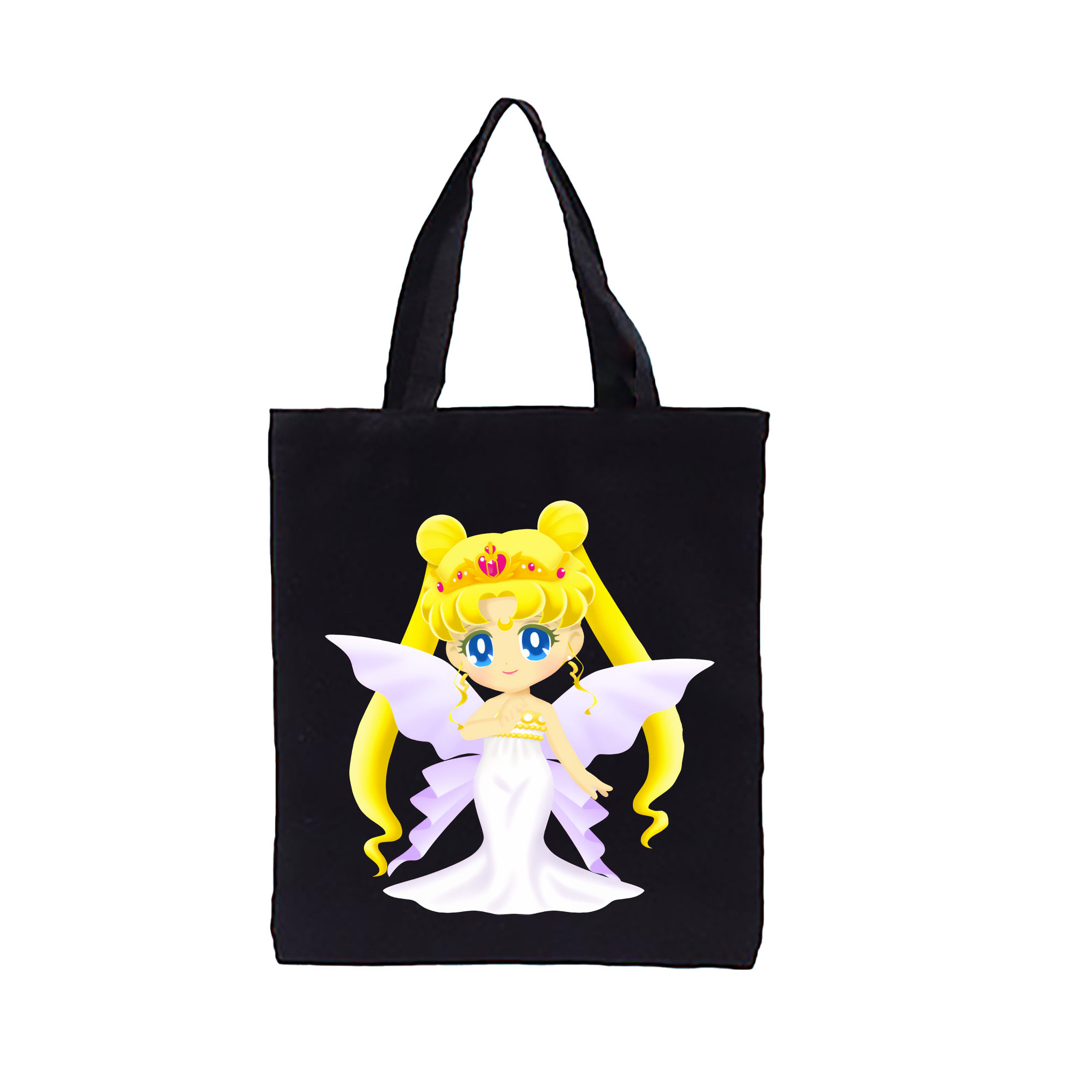 （画像用） 美少女戦士セーラームーン 愛野 美奈子 あいの みなこ Sailor Moon Aino Minako 縦型キャンバス生地手提げバッグ　トートバッグ