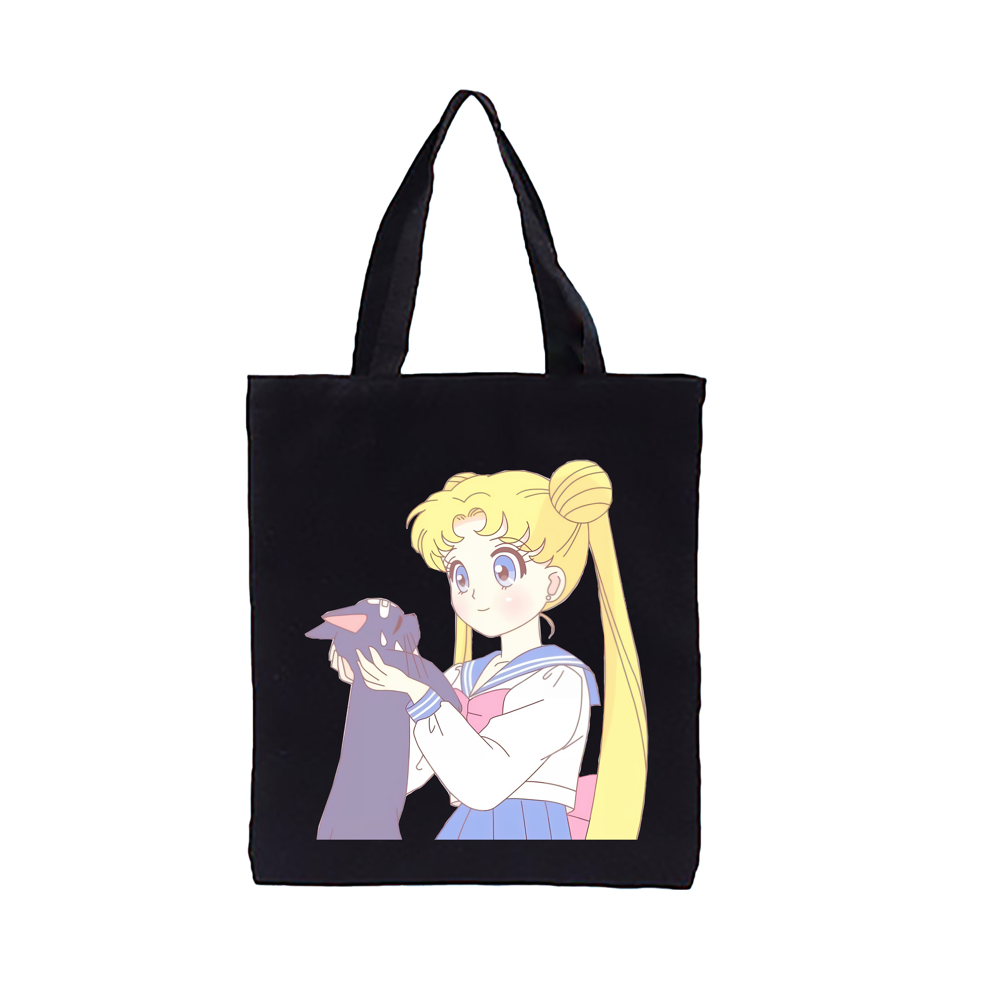 （画像用） 美少女戦士セーラームーン 愛野 美奈子 あいの みなこ Sailor Moon Aino Minako 縦型キャンバス生地手提げバッグ　トートバッグ