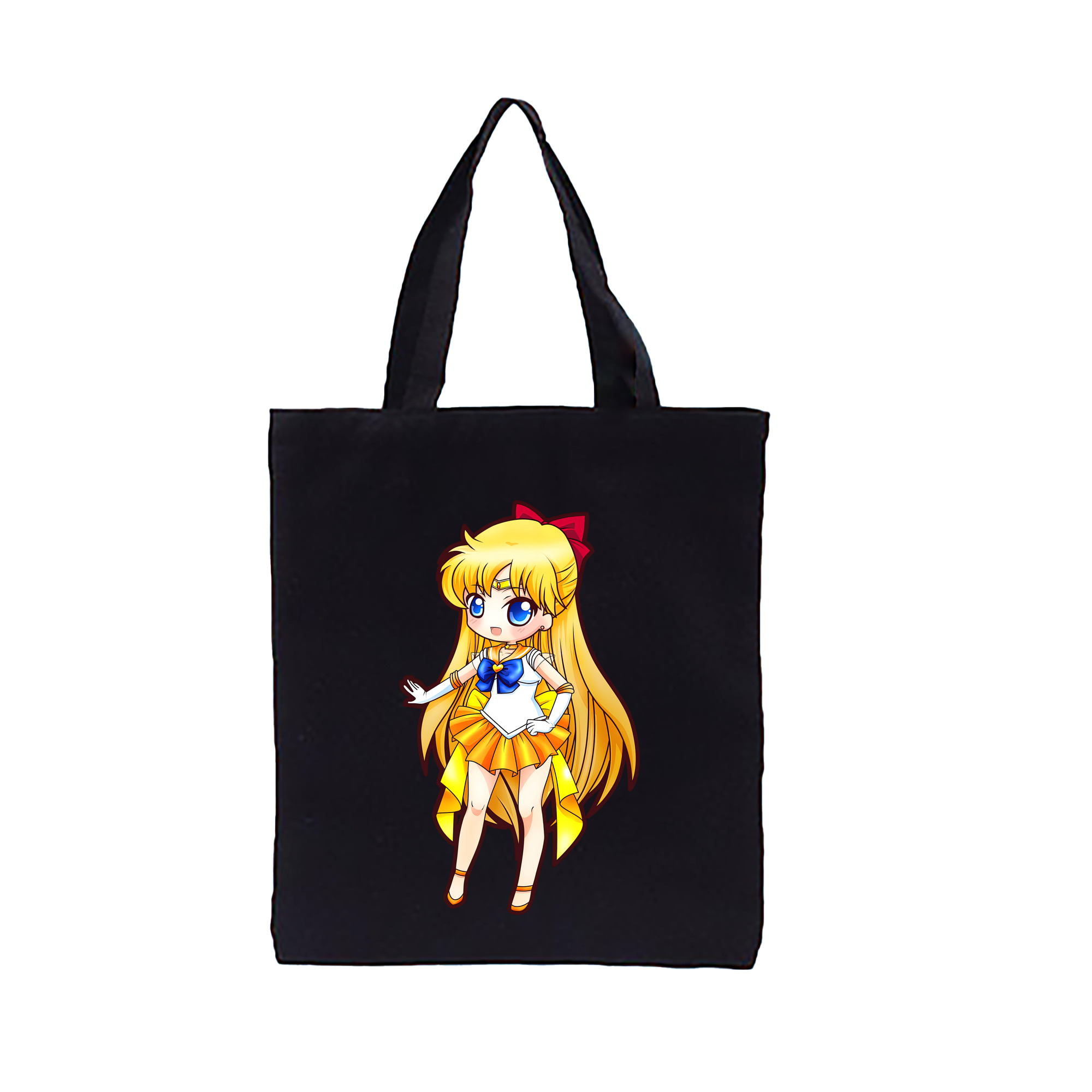 （画像用） 美少女戦士セーラームーン 愛野 美奈子 あいの みなこ Sailor Moon Aino Minako 縦型キャンバス生地手提げバッグ　トートバッグ