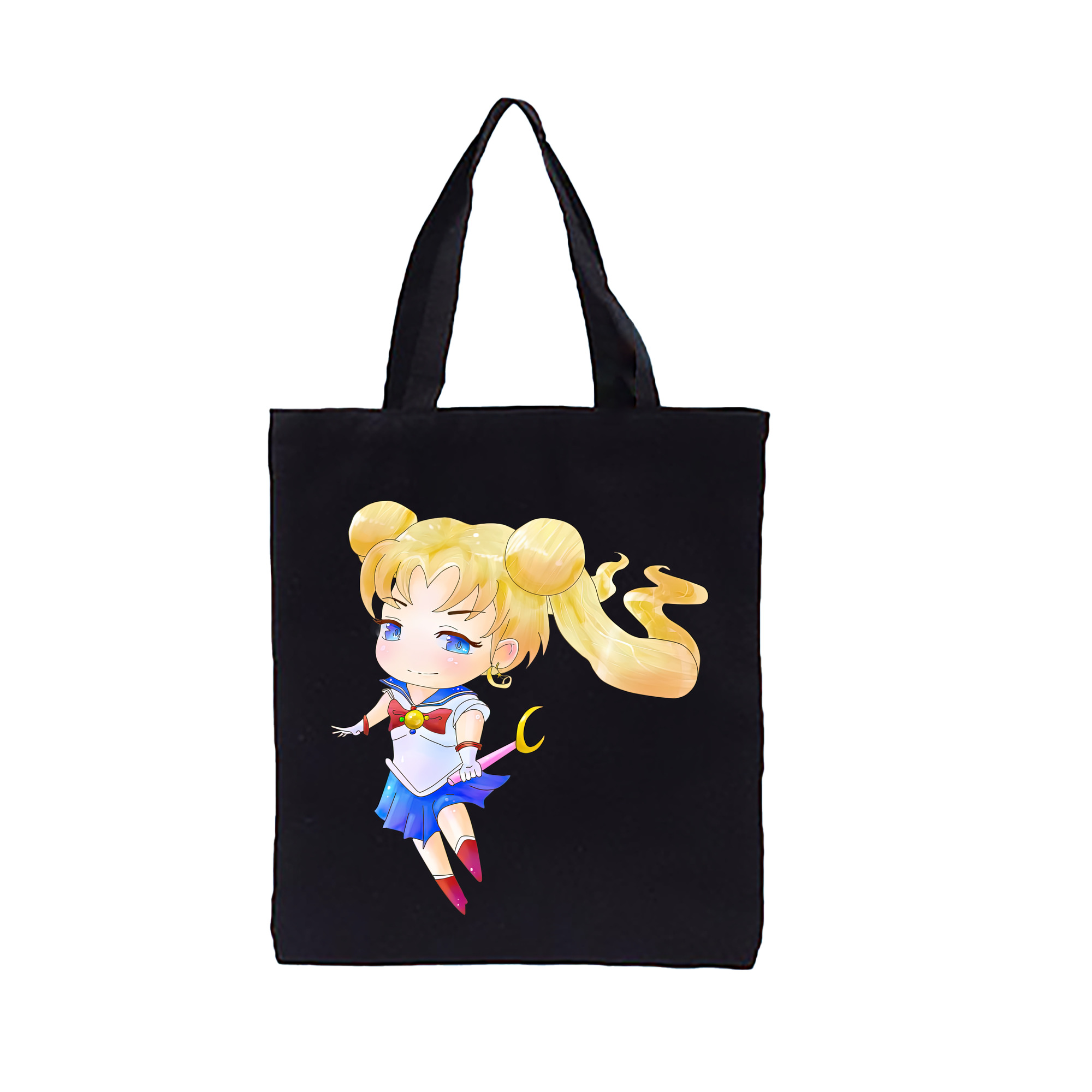 （画像用） 美少女戦士セーラームーン 愛野 美奈子 あいの みなこ Sailor Moon Aino Minako 縦型キャンバス生地手提げバッグ　トートバッグ