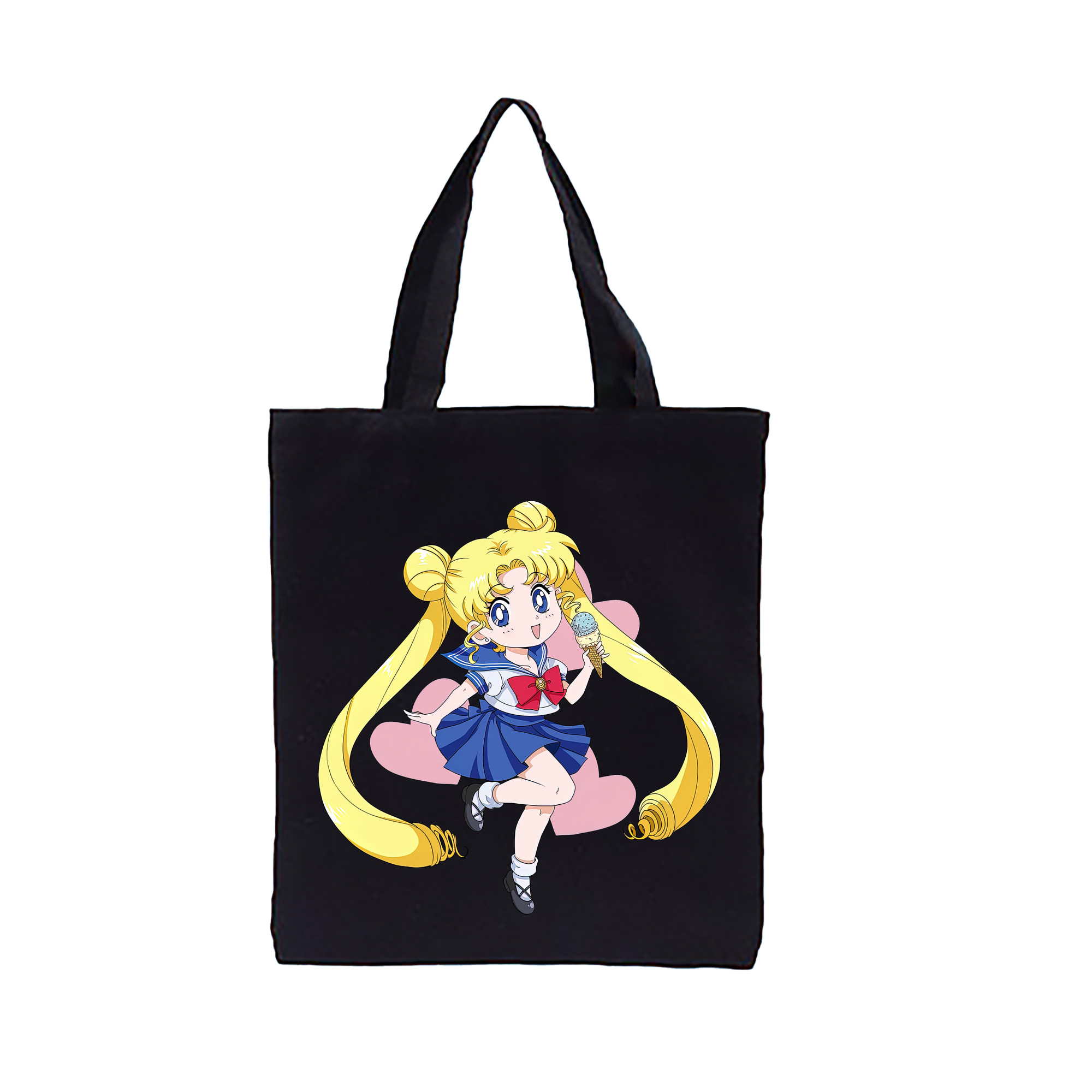 （画像用） 美少女戦士セーラームーン 愛野 美奈子 あいの みなこ Sailor Moon Aino Minako 縦型キャンバス生地手提げバッグ　トートバッグ