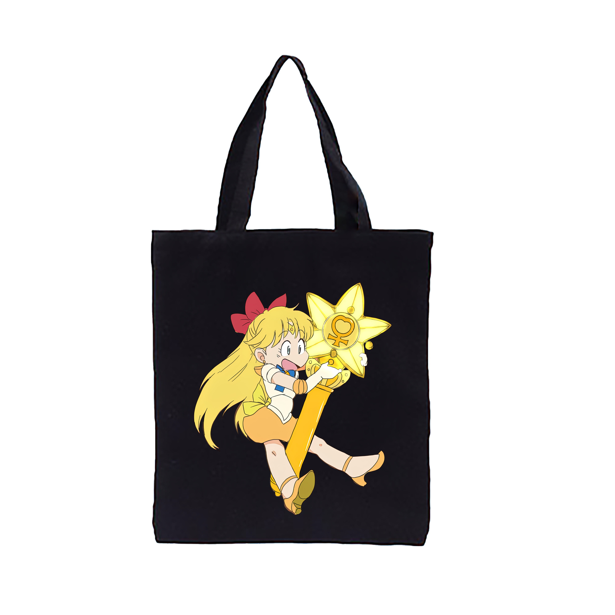 （画像用） 美少女戦士セーラームーン 愛野 美奈子 あいの みなこ Sailor Moon Aino Minako 縦型キャンバス生地手提げバッグ　トートバッグ