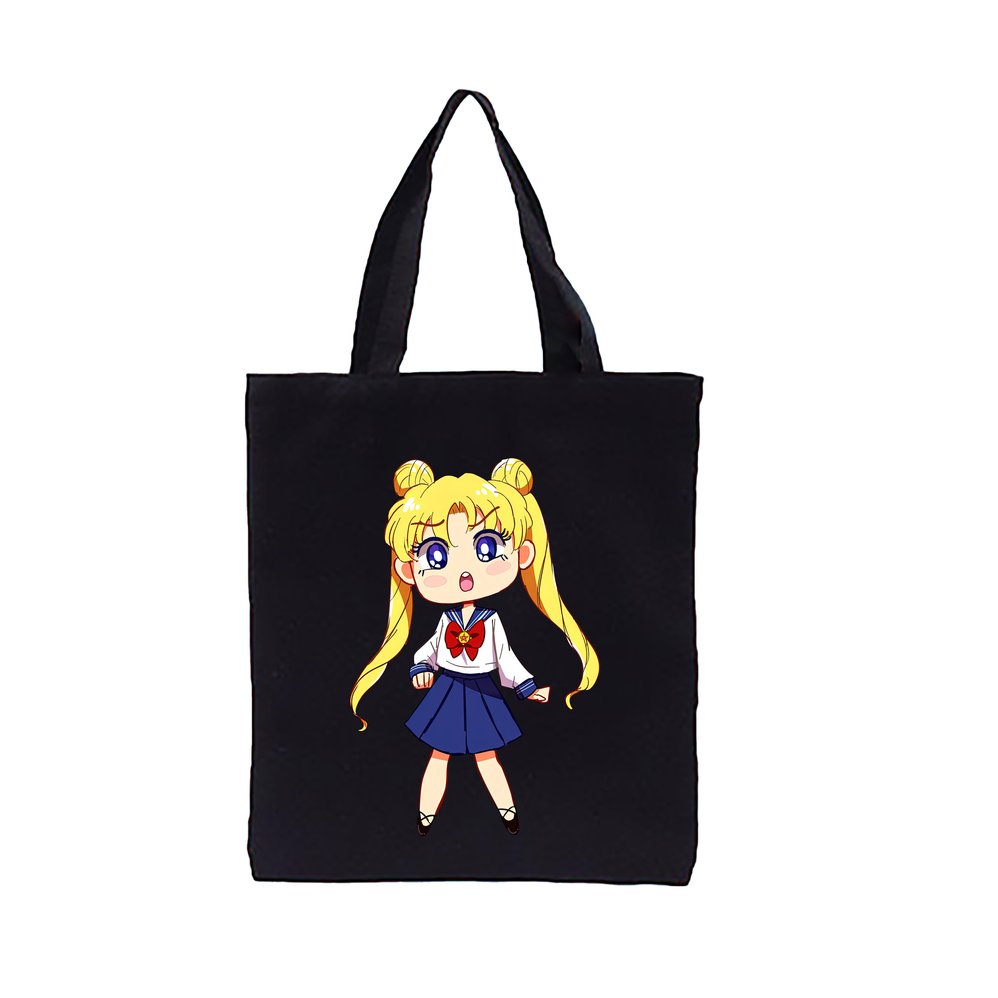 （画像用） 美少女戦士セーラームーン 愛野 美奈子 あいの みなこ Sailor Moon Aino Minako 縦型キャンバス生地手提げバッグ　トートバッグ