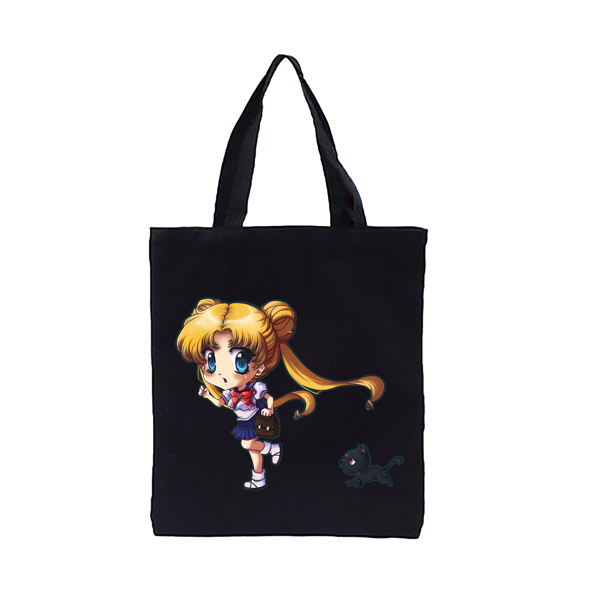 （画像用） 美少女戦士セーラームーン 愛野 美奈子 あいの みなこ Sailor Moon Aino Minako 縦型キャンバス生地手提げバッグ　トートバッグ