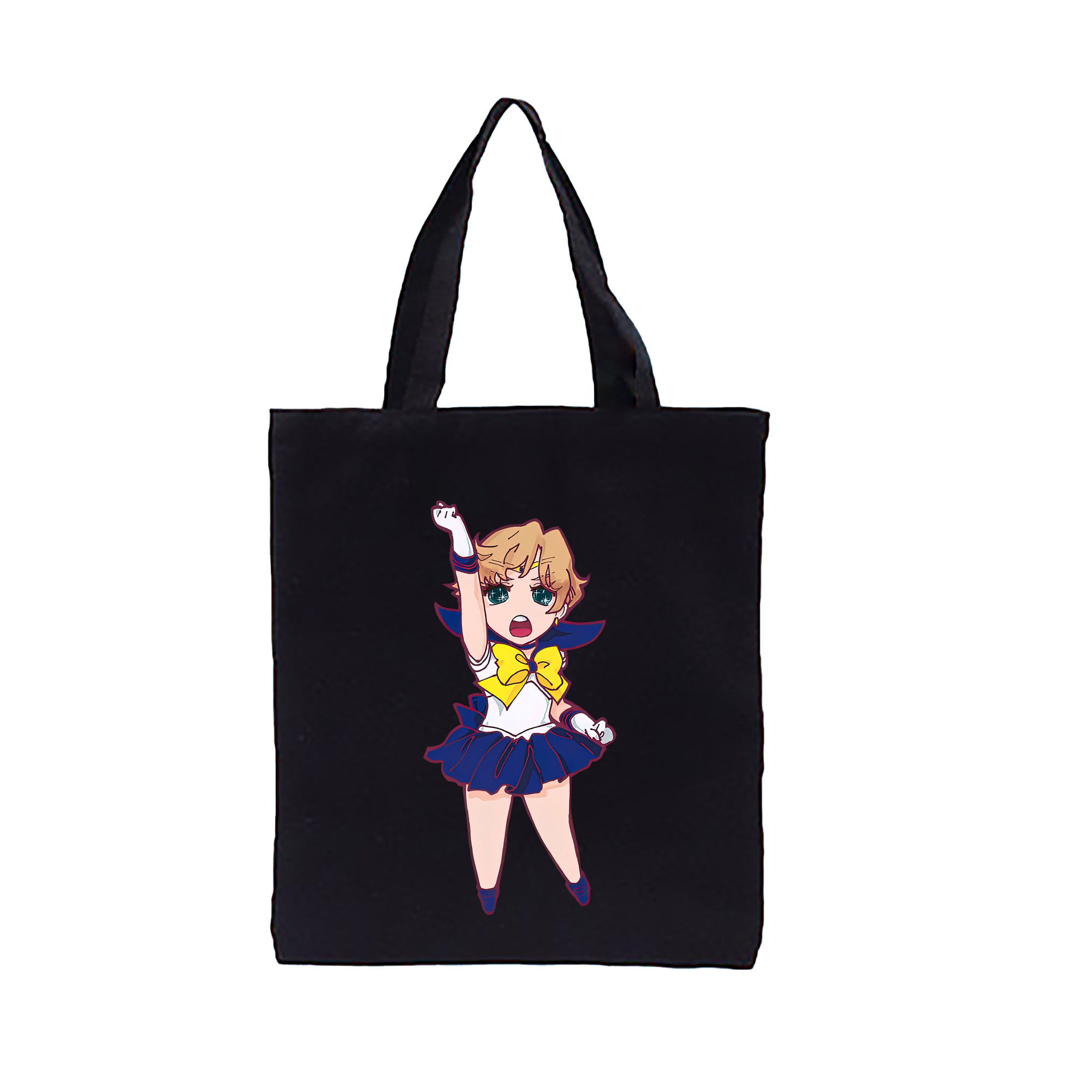 （画像用） 美少女戦士セーラームーン 天王はるか Sailor Moon Tenoh Haruka 縦型キャンバス生地手提げバッグ　トートバッグ