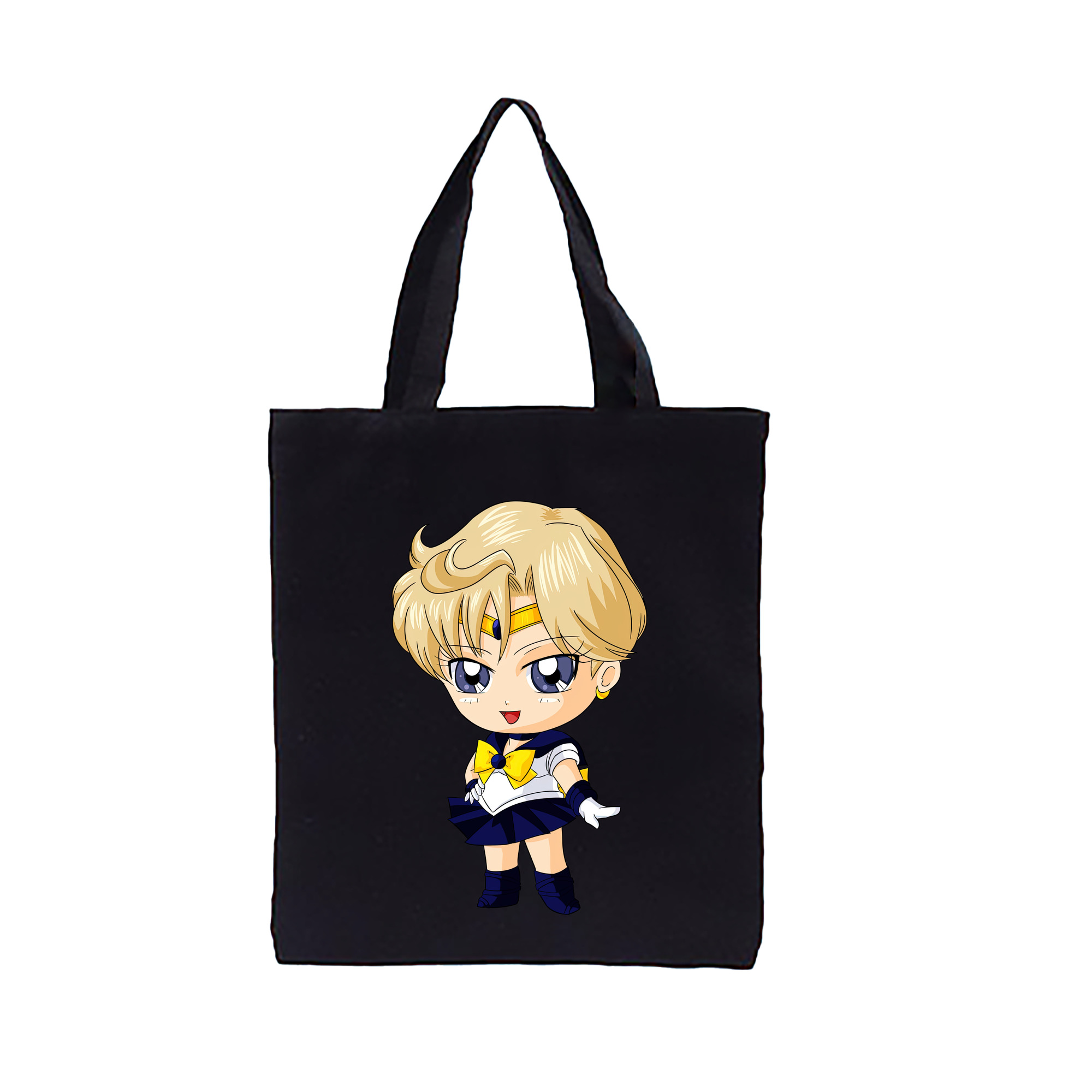 （画像用） 美少女戦士セーラームーン 天王はるか Sailor Moon Tenoh Haruka 縦型キャンバス生地手提げバッグ　トートバッグ