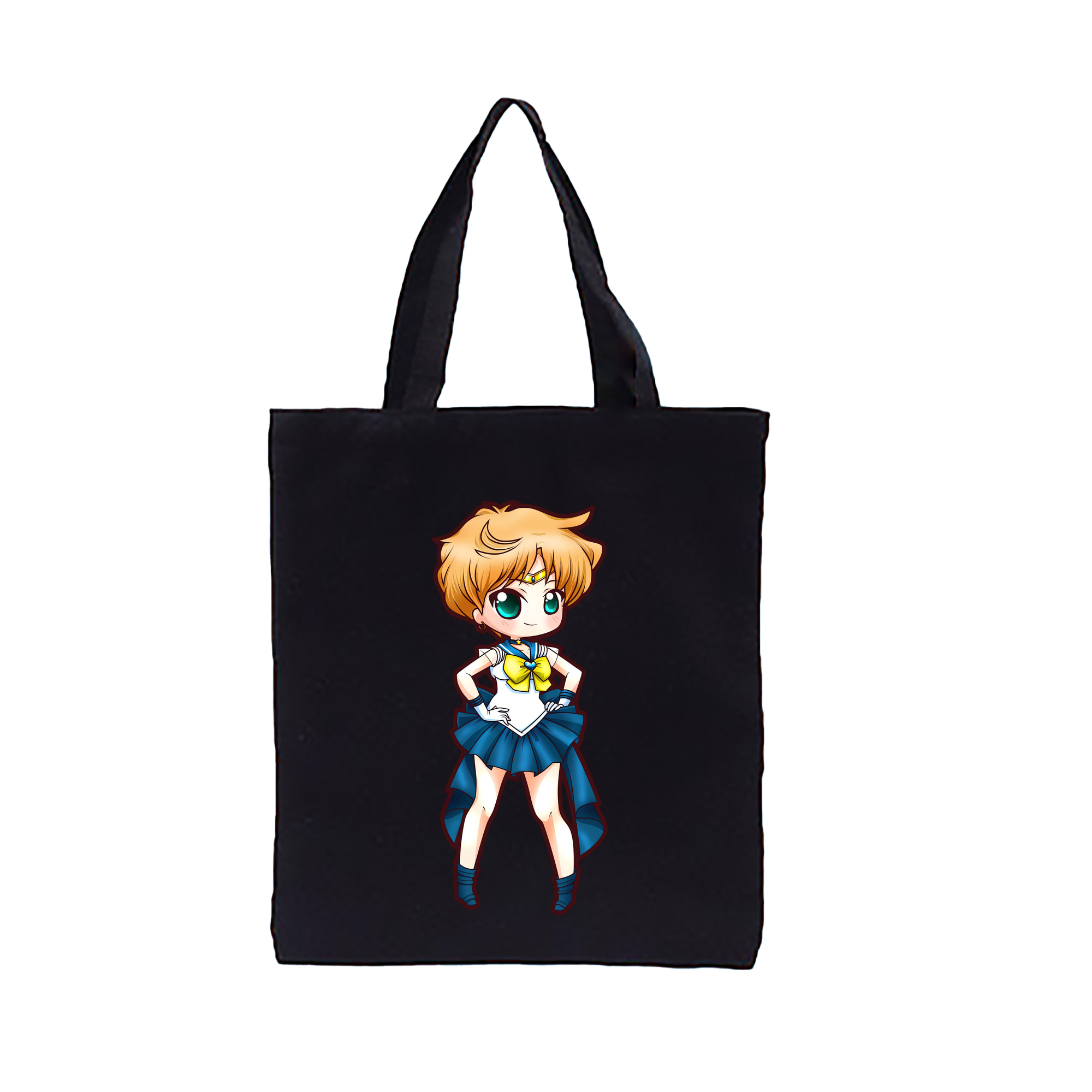 （画像用） 美少女戦士セーラームーン 天王はるか Sailor Moon Tenoh Haruka 縦型キャンバス生地手提げバッグ　トートバッグ