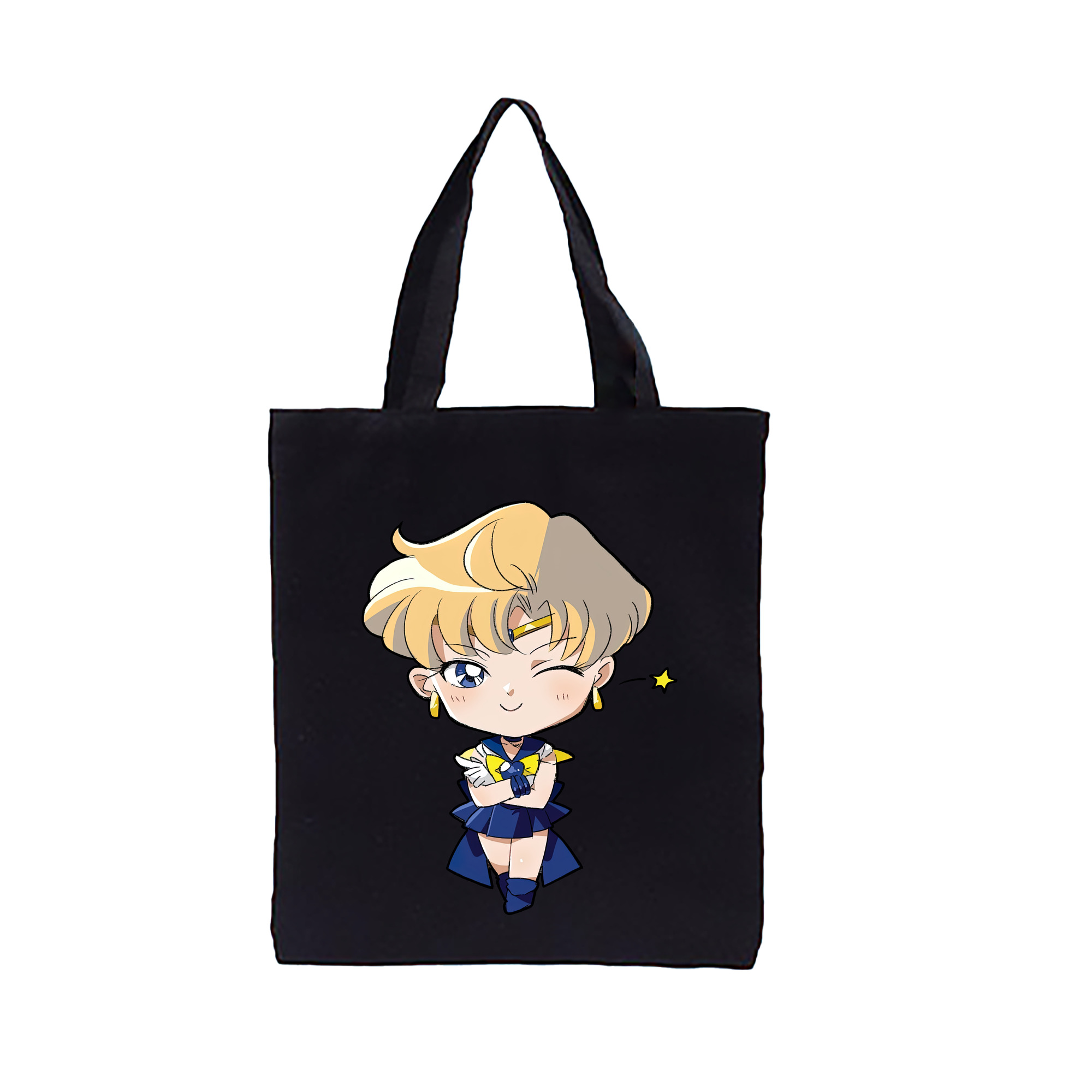（画像用） 美少女戦士セーラームーン 天王はるか Sailor Moon Tenoh Haruka 縦型キャンバス生地手提げバッグ　トートバッグ
