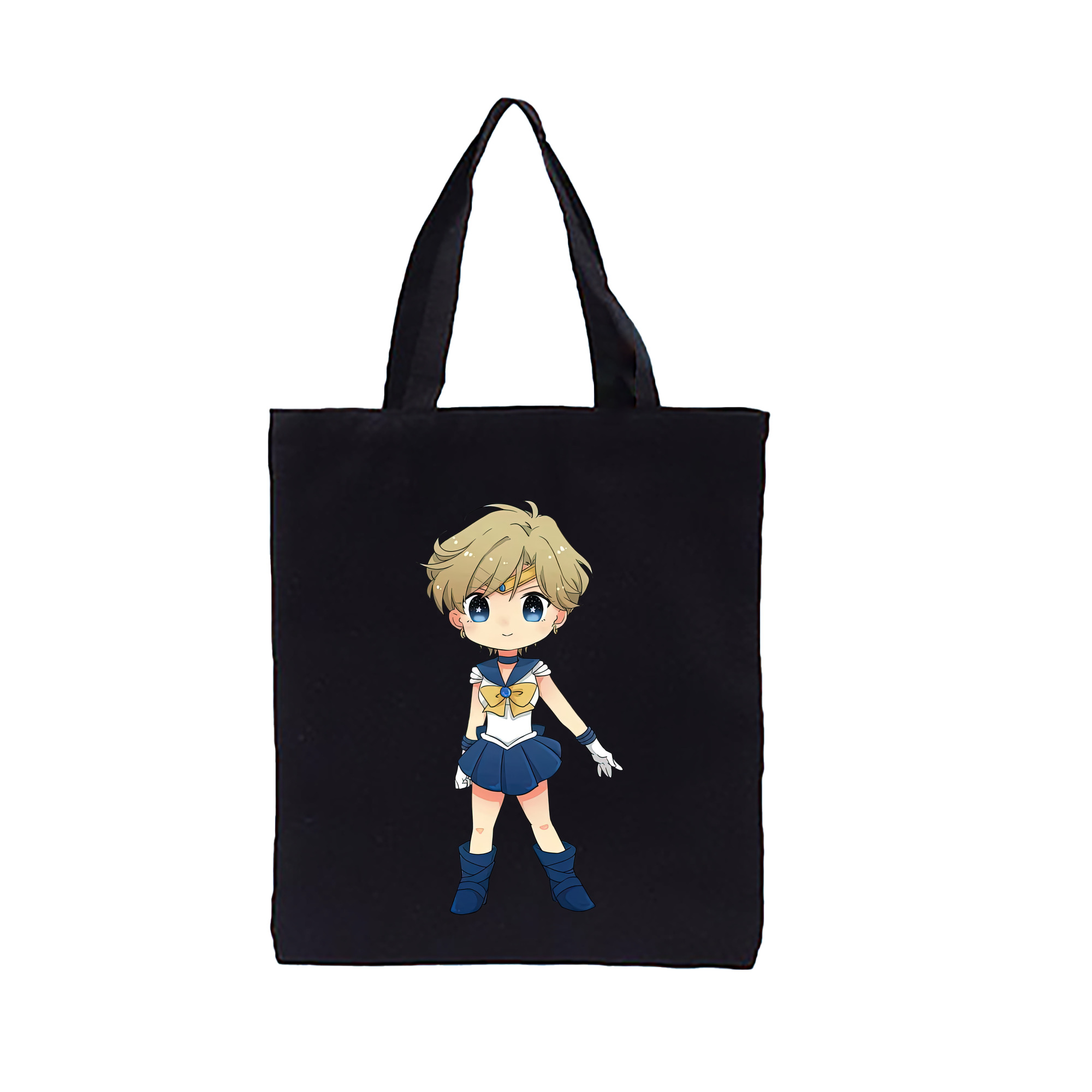 （画像用） 美少女戦士セーラームーン 天王はるか Sailor Moon Tenoh Haruka 縦型キャンバス生地手提げバッグ　トートバッグ