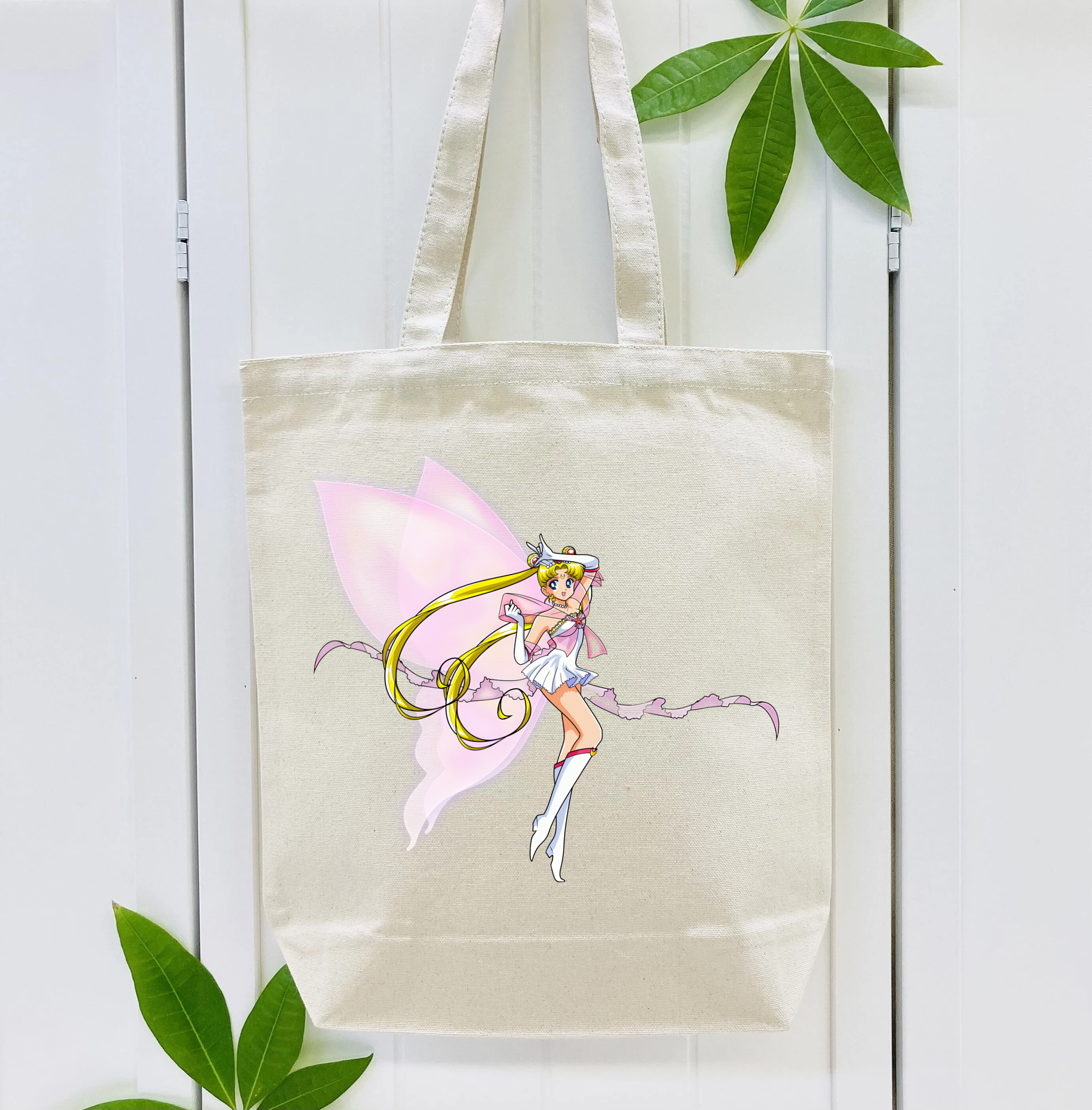 美少女戦士セーラームーン 月野 うさぎ つきの うさぎ Sailor Moon Tsukino Usagi 縦型キャンバス生地手提げバッグ　トートバッグ