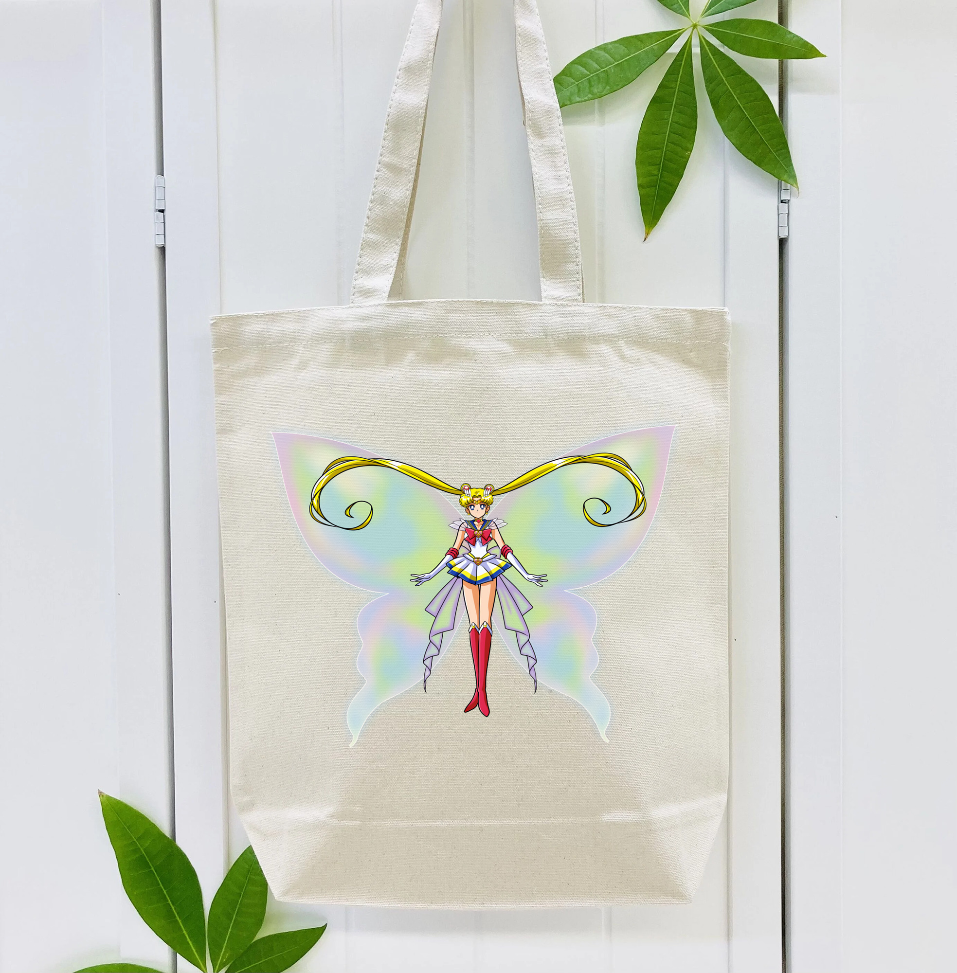 美少女戦士セーラームーン 月野 うさぎ つきの うさぎ Sailor Moon Tsukino Usagi 縦型キャンバス生地手提げバッグ　トートバッグ