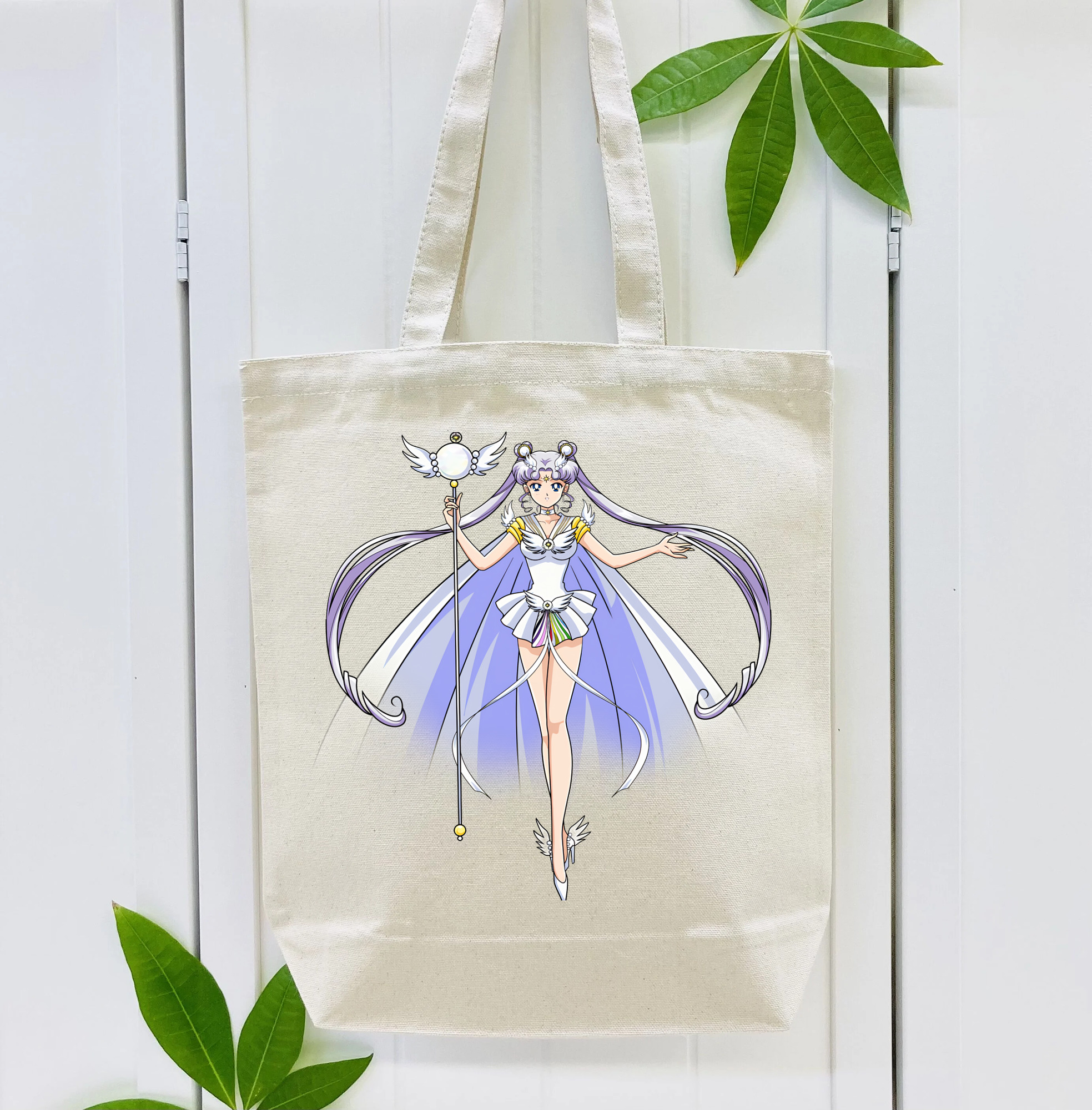 美少女戦士セーラームーン 月野 うさぎ つきの うさぎ Sailor Moon Tsukino Usagi 縦型キャンバス生地手提げバッグ　トートバッグ