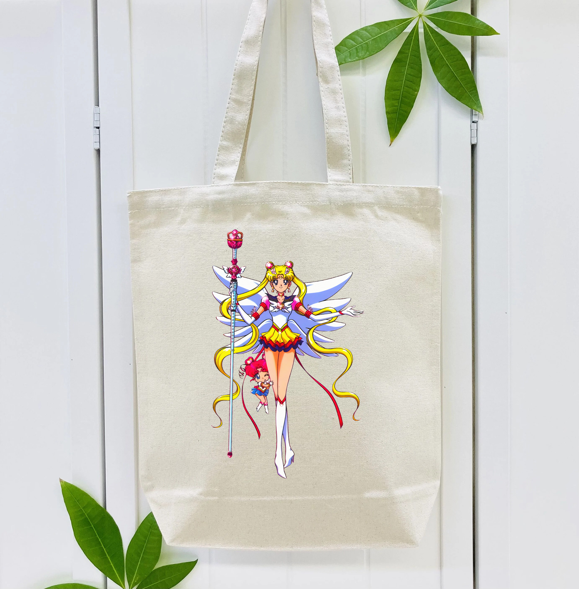 美少女戦士セーラームーン 月野 うさぎ つきの うさぎ Sailor Moon Tsukino Usagi 縦型キャンバス生地手提げバッグ　トートバッグ