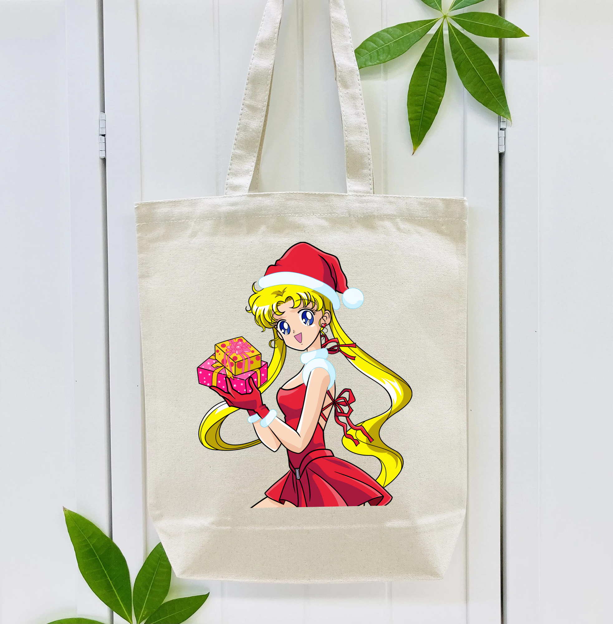 美少女戦士セーラームーン 月野 うさぎ つきの うさぎ Sailor Moon Tsukino Usagi 縦型キャンバス生地手提げバッグ　トートバッグ