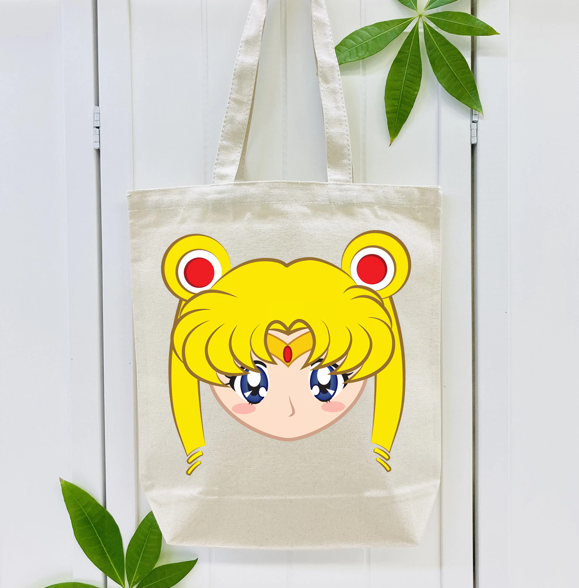 美少女戦士セーラームーン 月野 うさぎ つきの うさぎ Sailor Moon Tsukino Usagi 縦型キャンバス生地手提げバッグ　トートバッグ