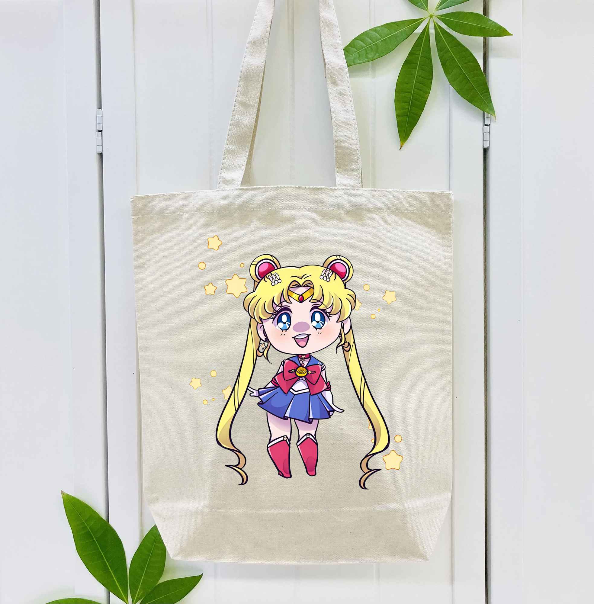 美少女戦士セーラームーン 月野 うさぎ つきの うさぎ Sailor Moon Tsukino Usagi 縦型キャンバス生地手提げバッグ　トートバッグ