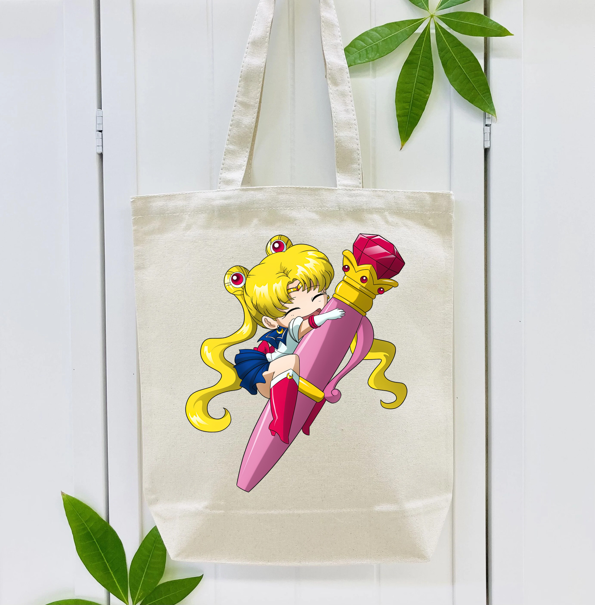 美少女戦士セーラームーン 月野 うさぎ つきの うさぎ Sailor Moon Tsukino Usagi 縦型キャンバス生地手提げバッグ　トートバッグ