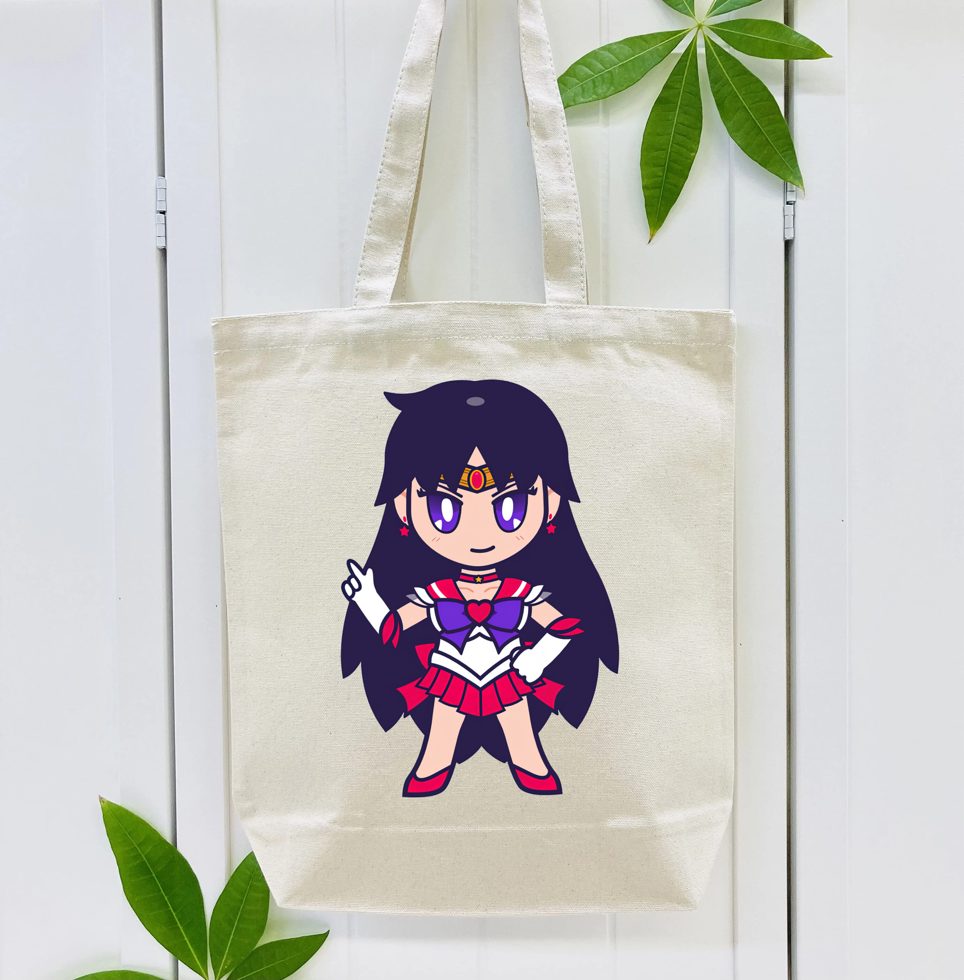 美少女戦士セーラームーン 火野レイ ひの レイ Sailor Moon Hino Rei （セーラーマーズ,Sailor Mars） 縦型キャンバス生地手提げバッグ　トートバッグ