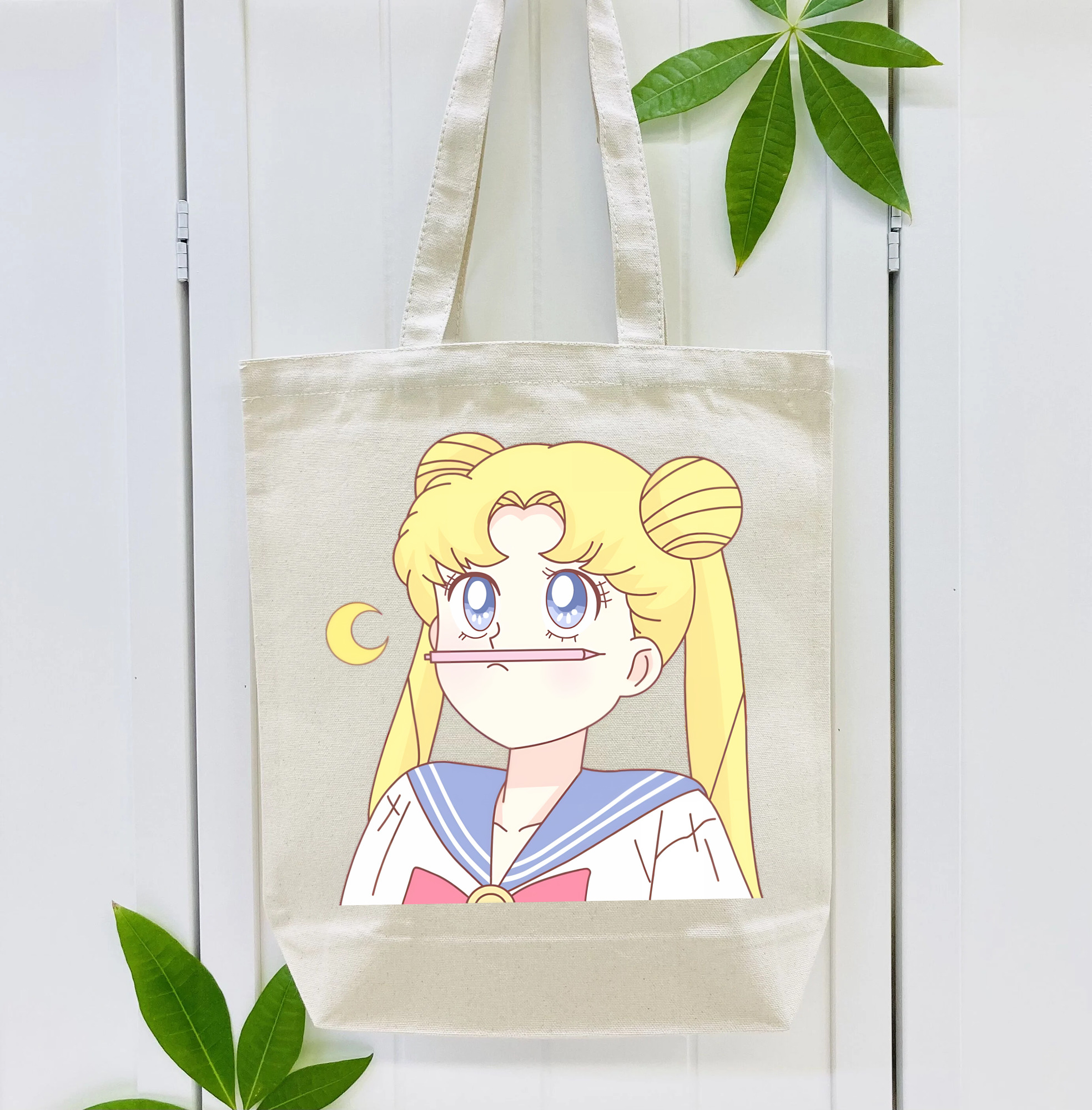 美少女戦士セーラームーン 愛野 美奈子 あいの みなこ Sailor Moon Aino Minako 縦型キャンバス生地手提げバッグ　トートバッグ