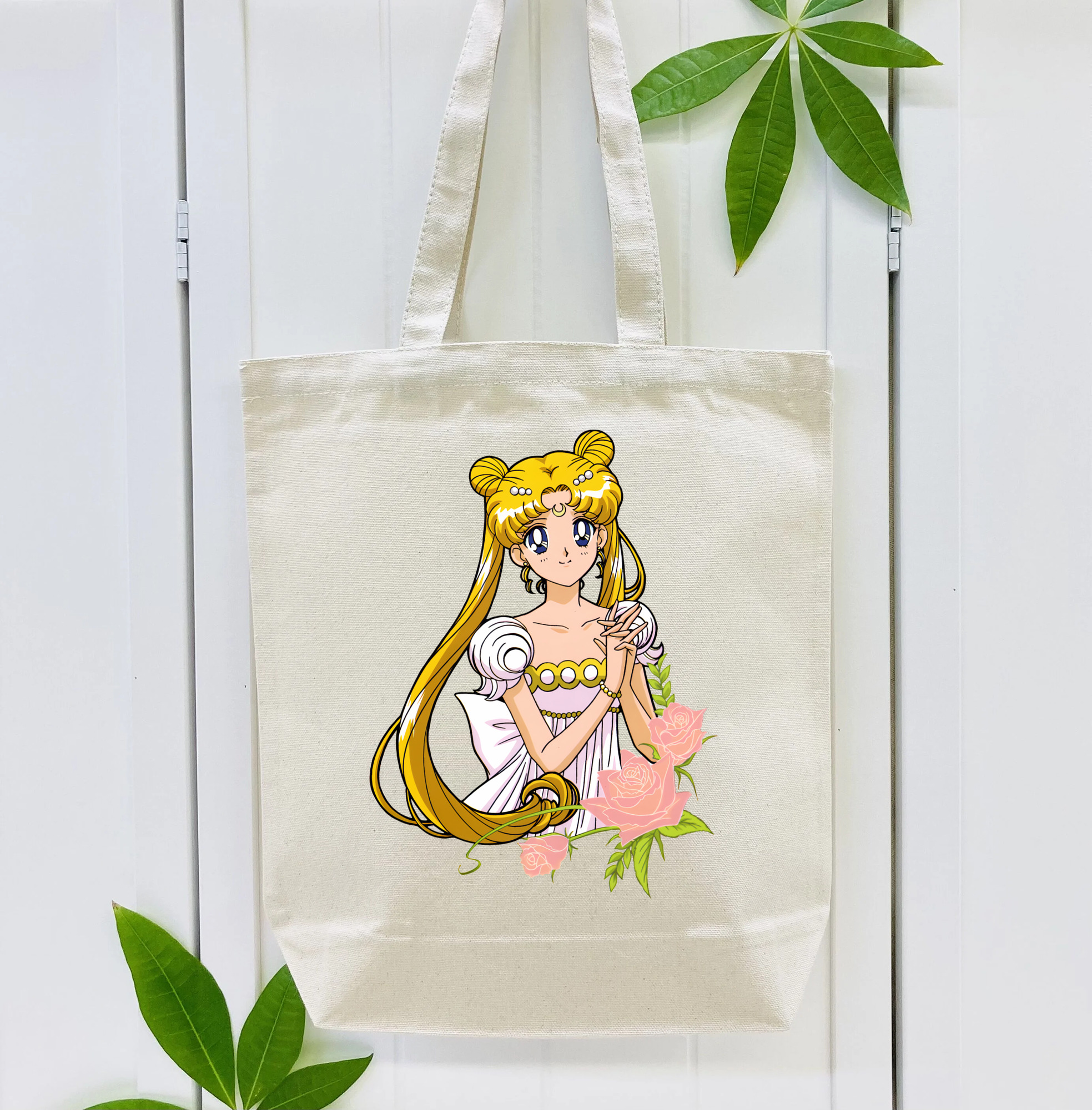 美少女戦士セーラームーン 愛野 美奈子 あいの みなこ Sailor Moon Aino Minako 縦型キャンバス生地手提げバッグ　トートバッグ