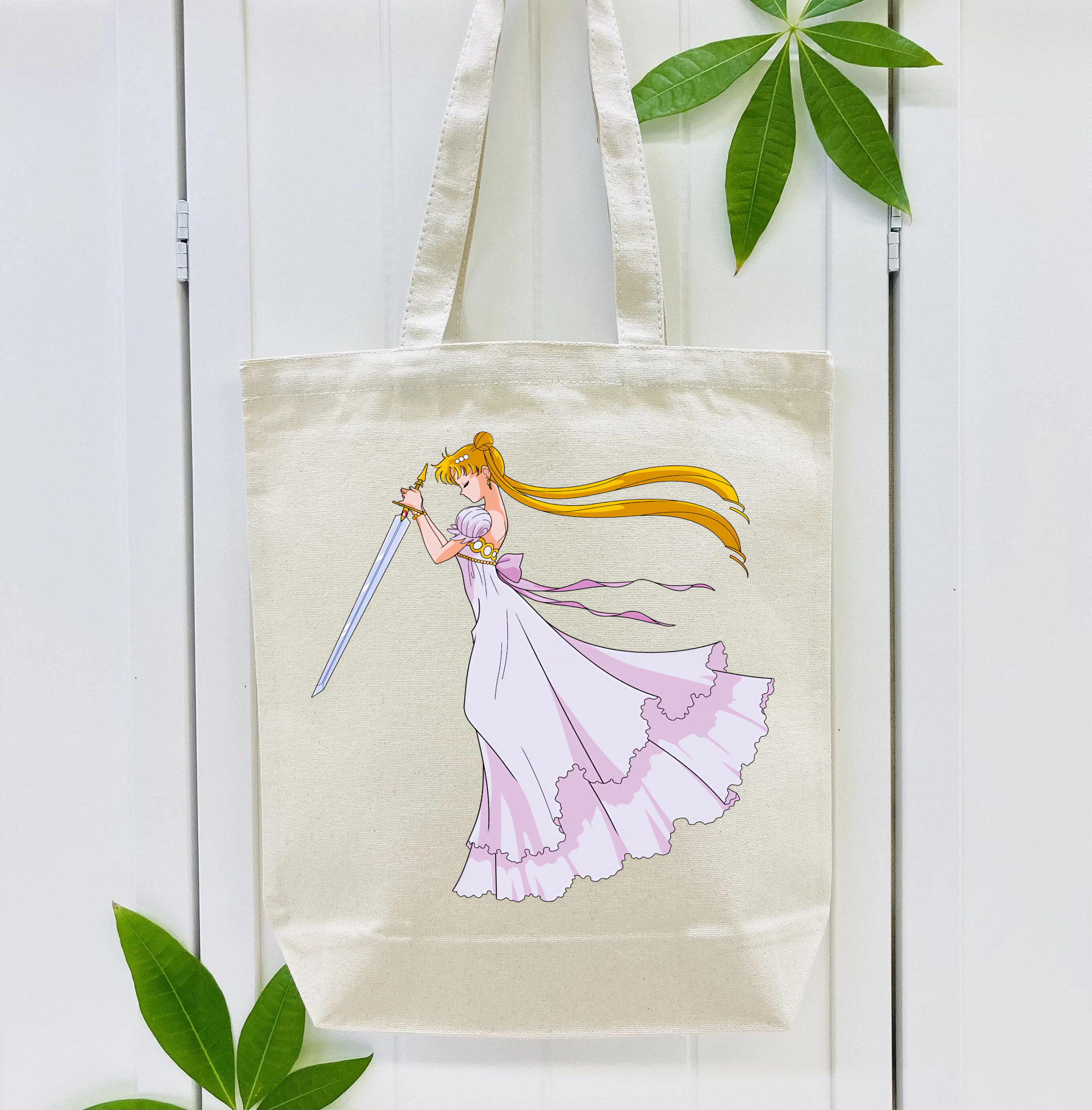 美少女戦士セーラームーン 愛野 美奈子 あいの みなこ Sailor Moon Aino Minako 縦型キャンバス生地手提げバッグ　トートバッグ