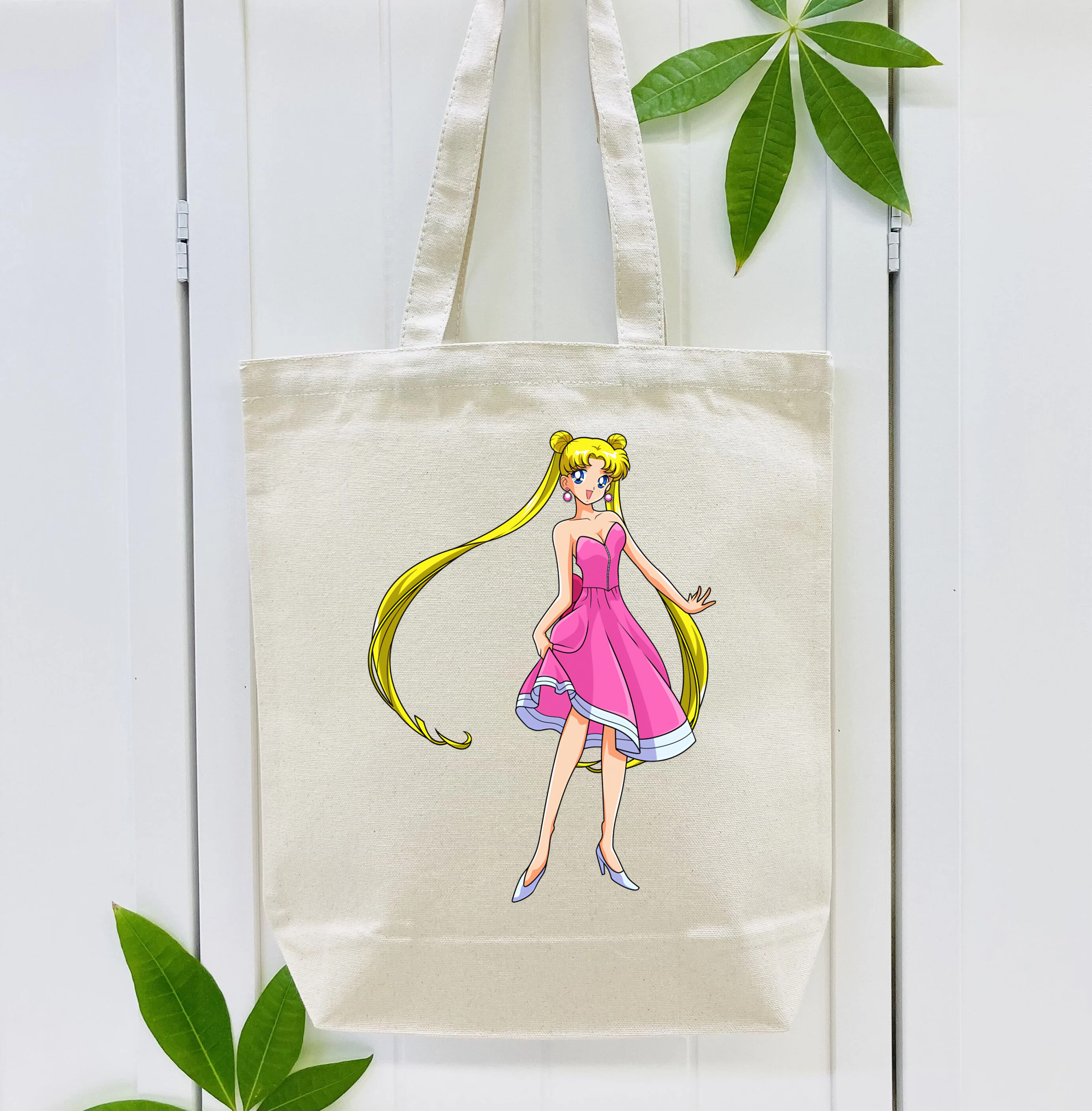 美少女戦士セーラームーン 愛野 美奈子 あいの みなこ Sailor Moon Aino Minako 縦型キャンバス生地手提げバッグ　トートバッグ