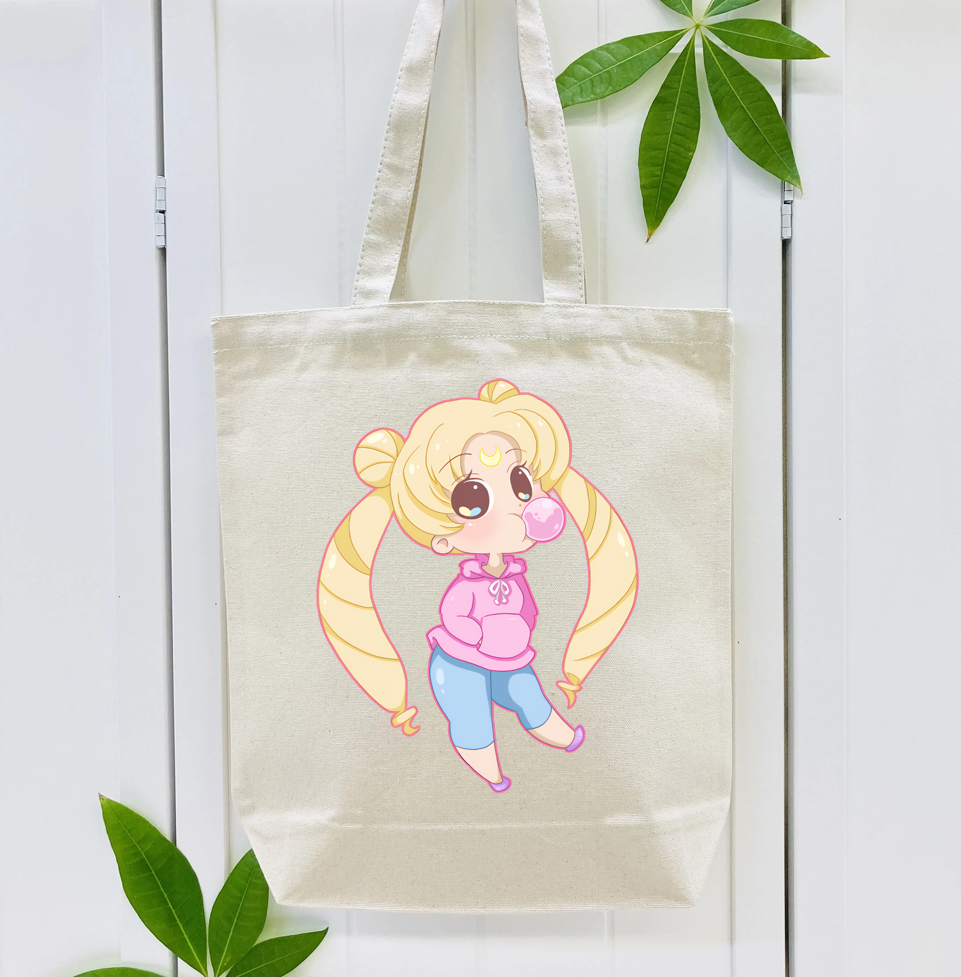 美少女戦士セーラームーン 愛野 美奈子 あいの みなこ Sailor Moon Aino Minako 縦型キャンバス生地手提げバッグ　トートバッグ