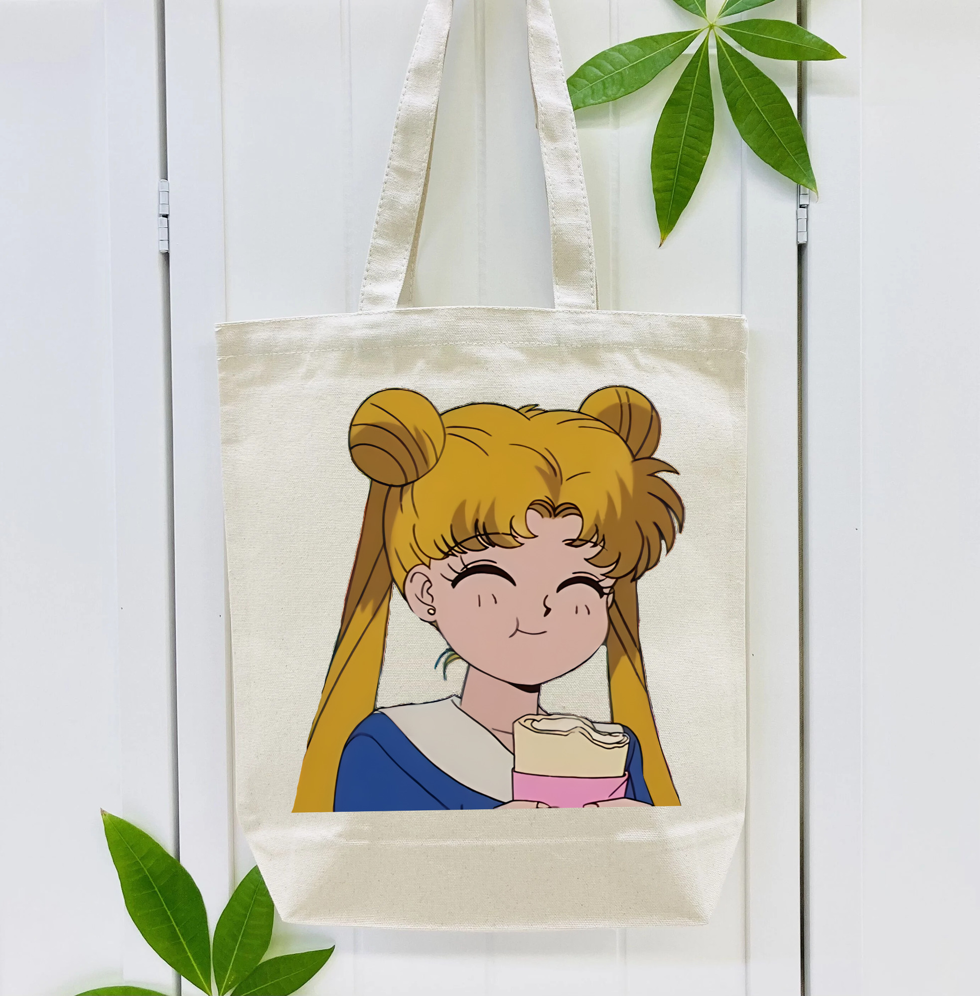 美少女戦士セーラームーン 愛野 美奈子 あいの みなこ Sailor Moon Aino Minako 縦型キャンバス生地手提げバッグ　トートバッグ