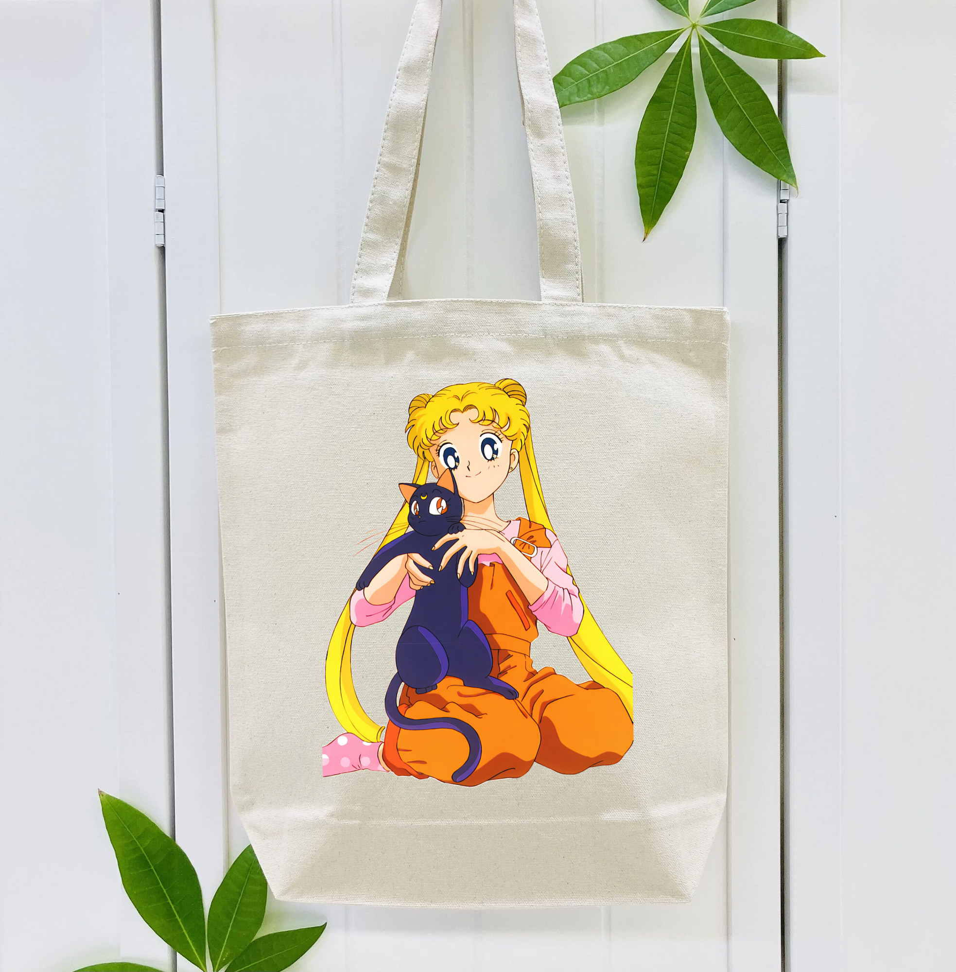 美少女戦士セーラームーン 愛野 美奈子 あいの みなこ Sailor Moon Aino Minako 縦型キャンバス生地手提げバッグ　トートバッグ