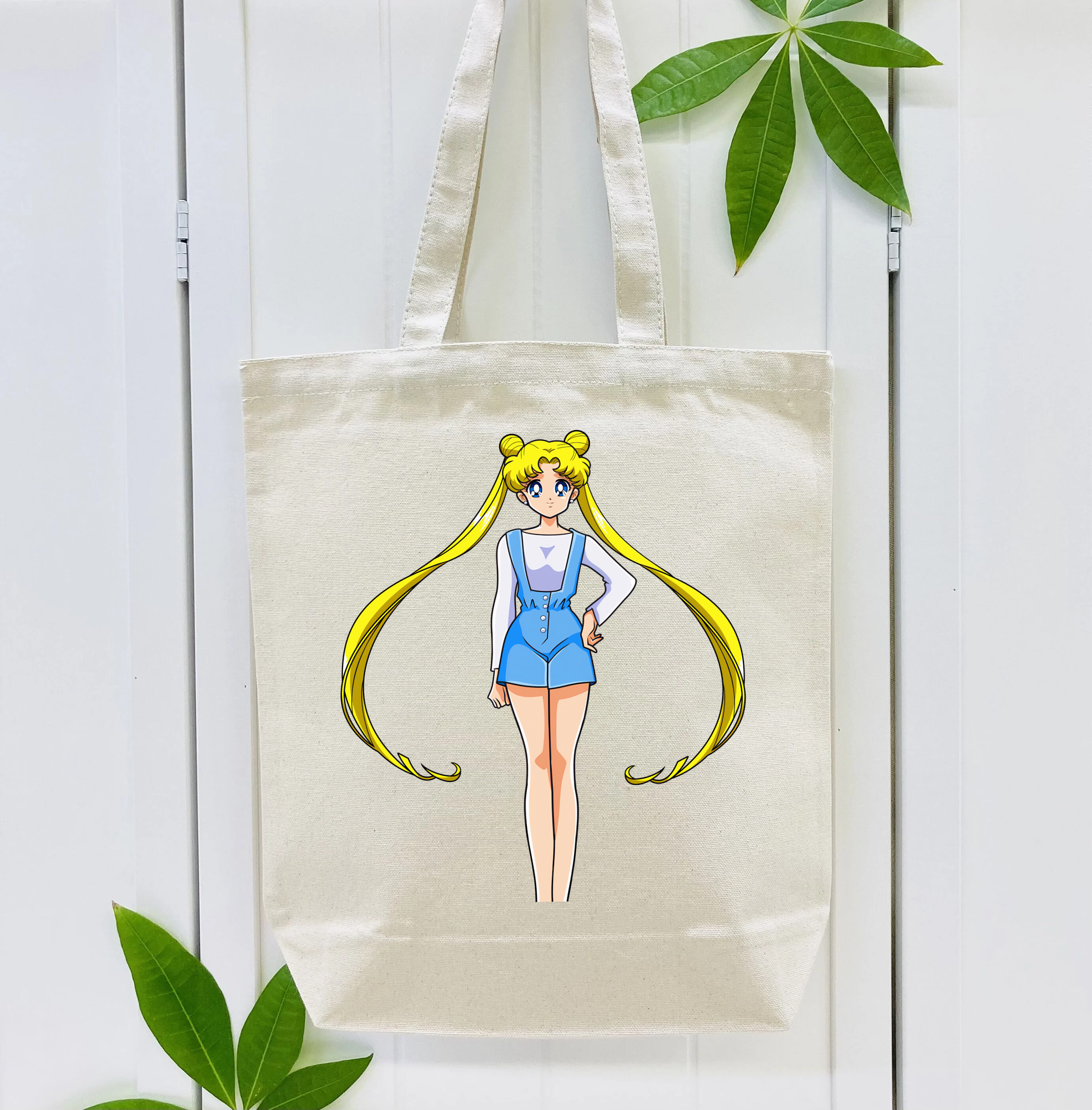 美少女戦士セーラームーン 愛野 美奈子 あいの みなこ Sailor Moon Aino Minako 縦型キャンバス生地手提げバッグ　トートバッグ