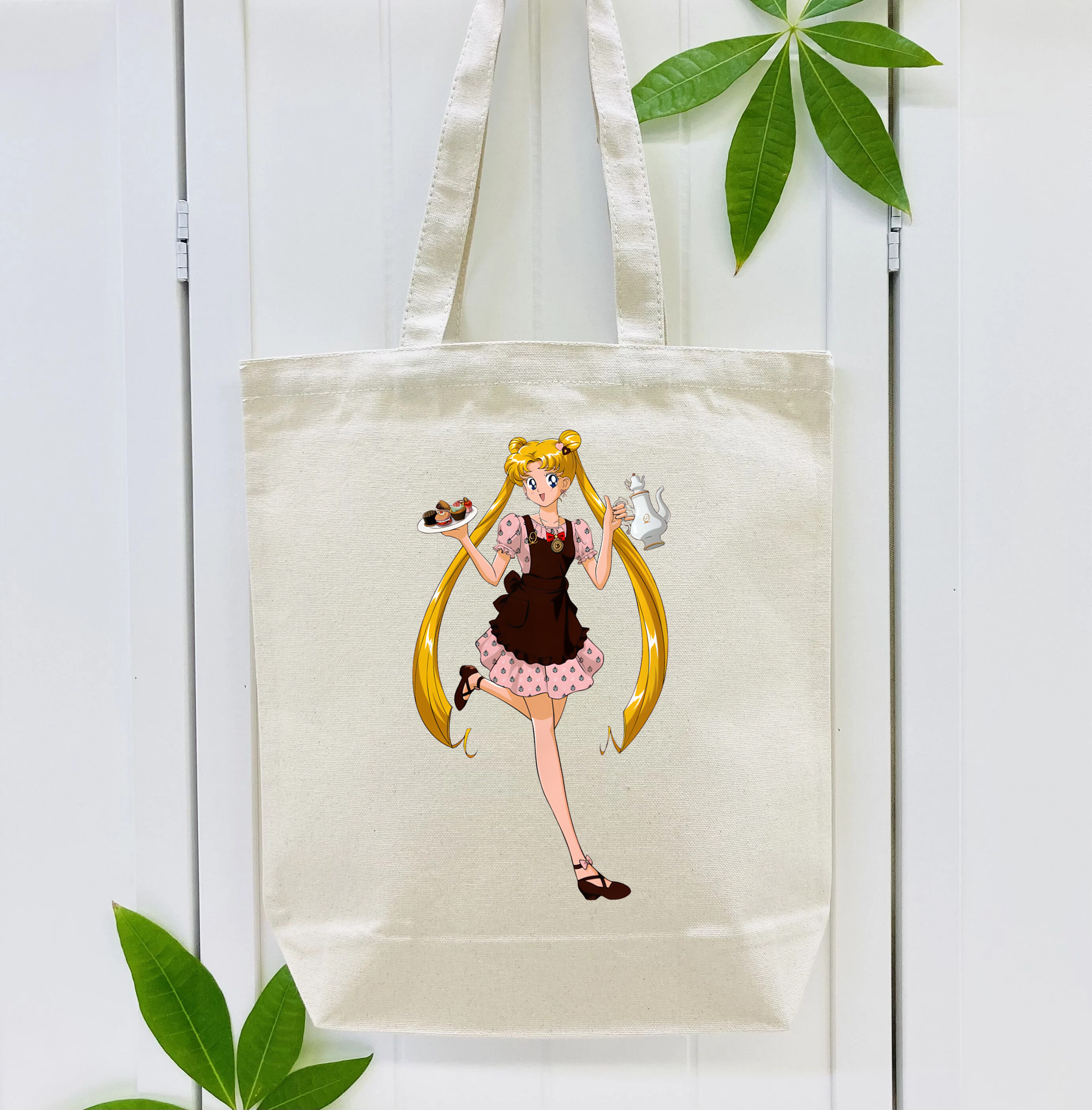 美少女戦士セーラームーン 愛野 美奈子 あいの みなこ Sailor Moon Aino Minako 縦型キャンバス生地手提げバッグ　トートバッグ