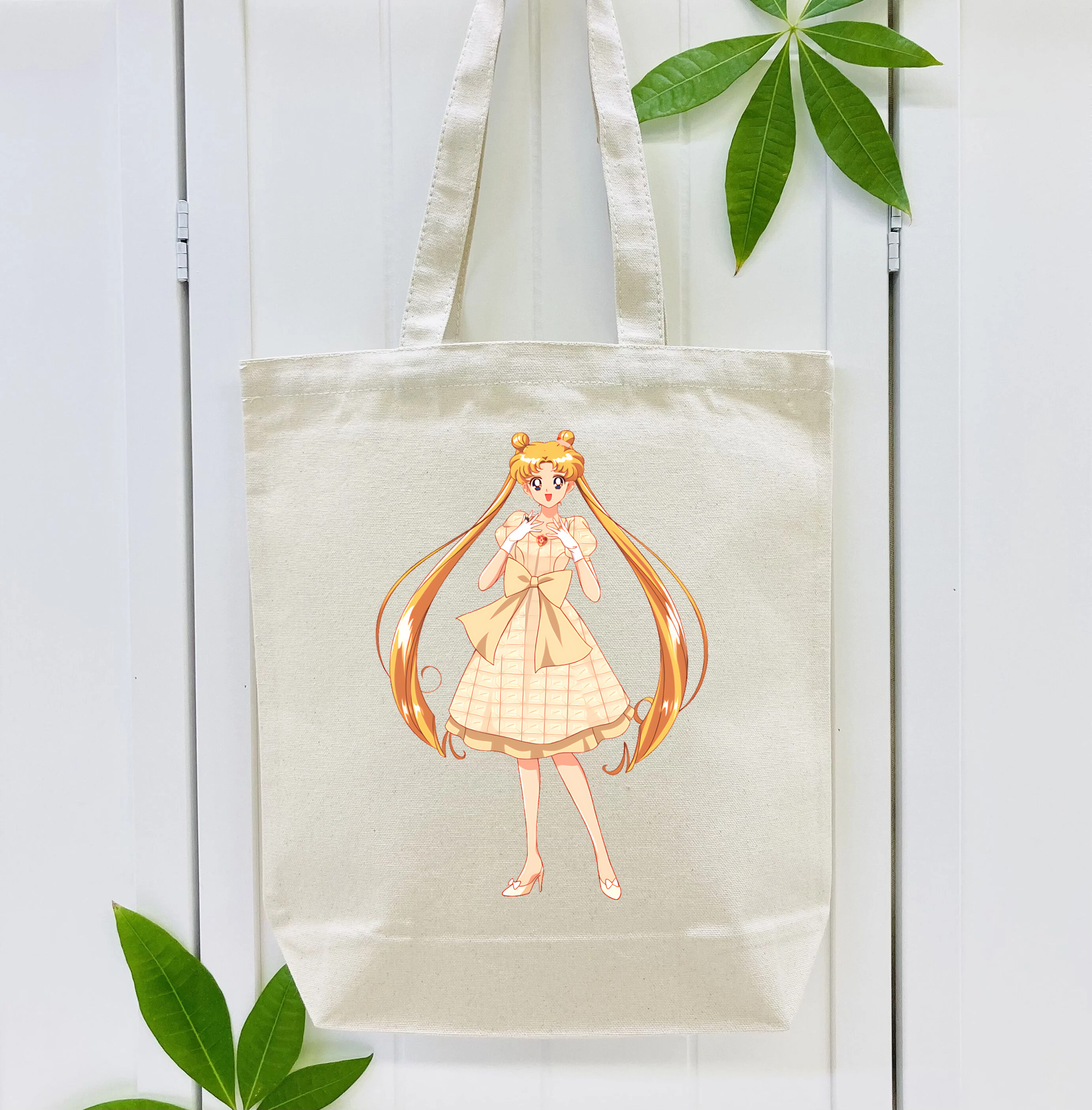 美少女戦士セーラームーン 愛野 美奈子 あいの みなこ Sailor Moon Aino Minako 縦型キャンバス生地手提げバッグ　トートバッグ
