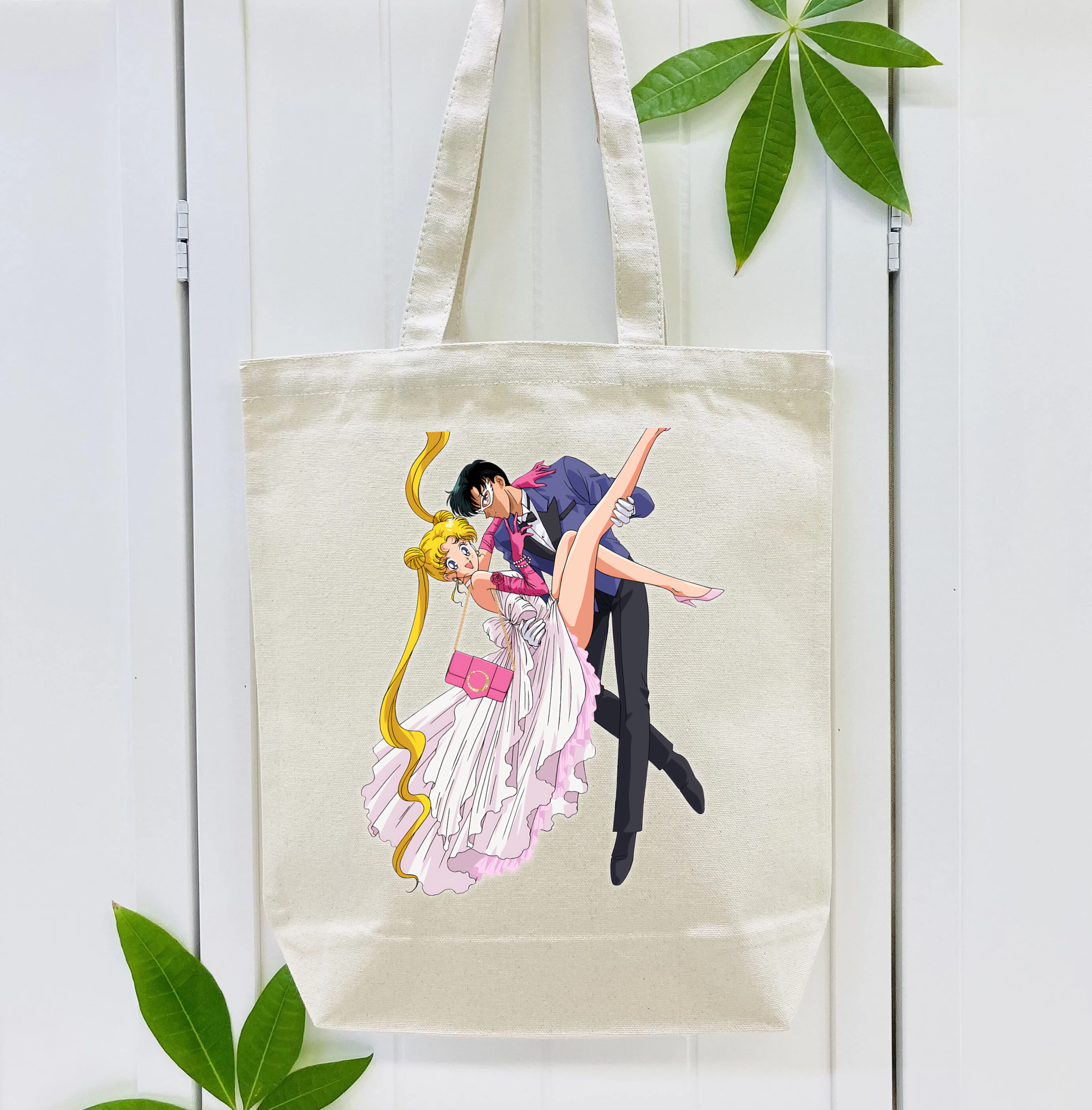 美少女戦士セーラームーン 愛野 美奈子 あいの みなこ Sailor Moon Aino Minako 縦型キャンバス生地手提げバッグ　トートバッグ