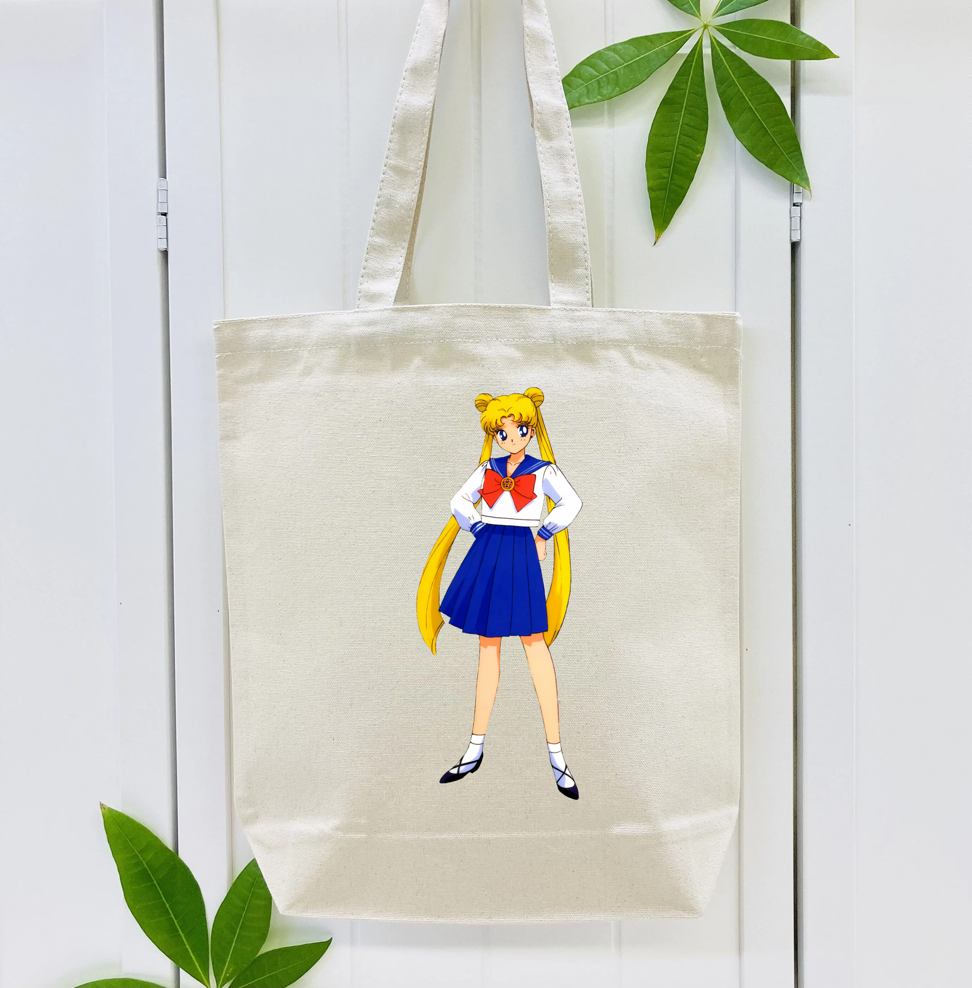 美少女戦士セーラームーン 愛野 美奈子 あいの みなこ Sailor Moon Aino Minako 縦型キャンバス生地手提げバッグ　トートバッグ