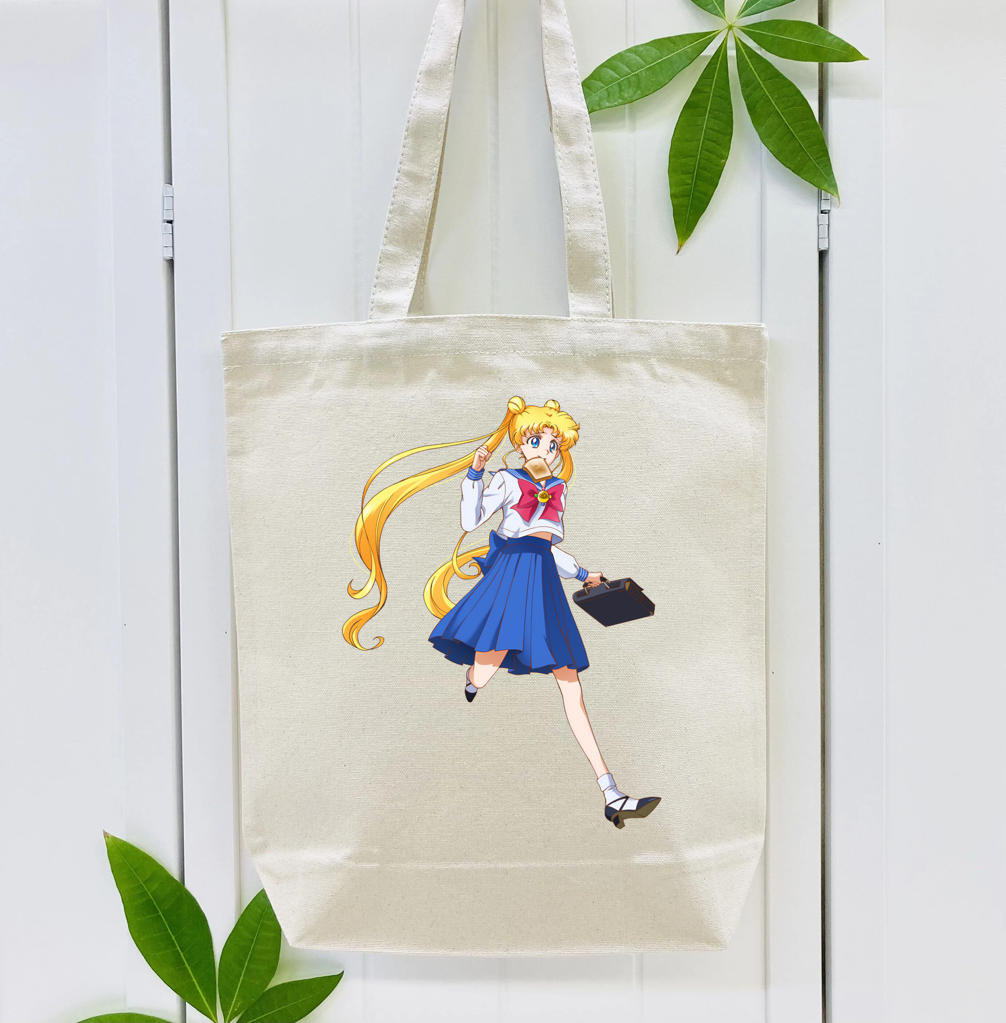 美少女戦士セーラームーン 愛野 美奈子 あいの みなこ Sailor Moon Aino Minako 縦型キャンバス生地手提げバッグ　トートバッグ