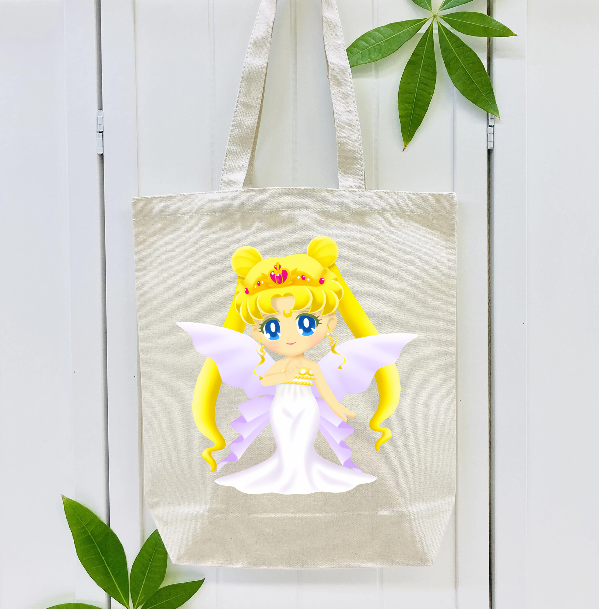 美少女戦士セーラームーン 愛野 美奈子 あいの みなこ Sailor Moon Aino Minako 縦型キャンバス生地手提げバッグ　トートバッグ