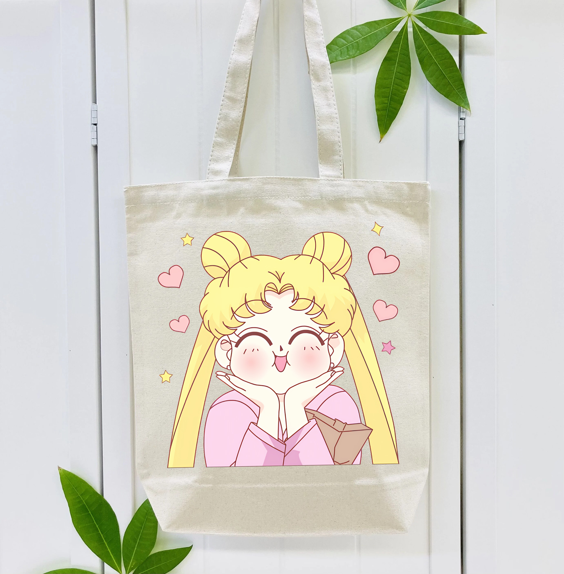美少女戦士セーラームーン 愛野 美奈子 あいの みなこ Sailor Moon Aino Minako 縦型キャンバス生地手提げバッグ　トートバッグ