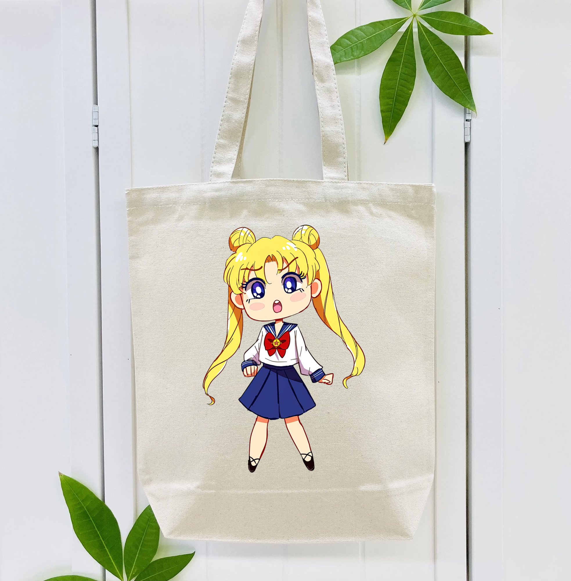 美少女戦士セーラームーン 愛野 美奈子 あいの みなこ Sailor Moon Aino Minako 縦型キャンバス生地手提げバッグ　トートバッグ