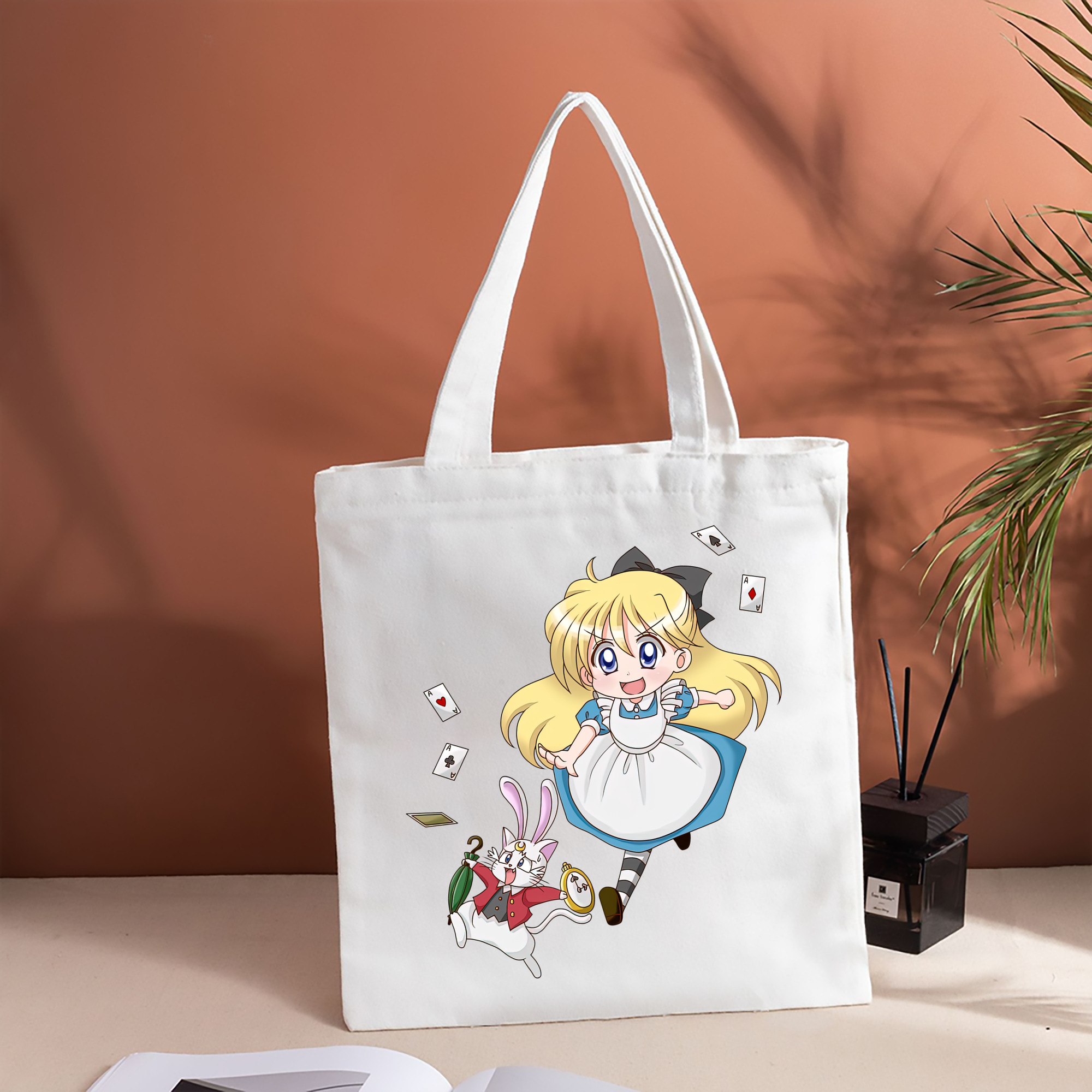 美少女戦士セーラームーン 愛野 美奈子 あいの みなこ Sailor Moon Aino Minako 縦型キャンバス生地手提げバッグ　トートバッグ