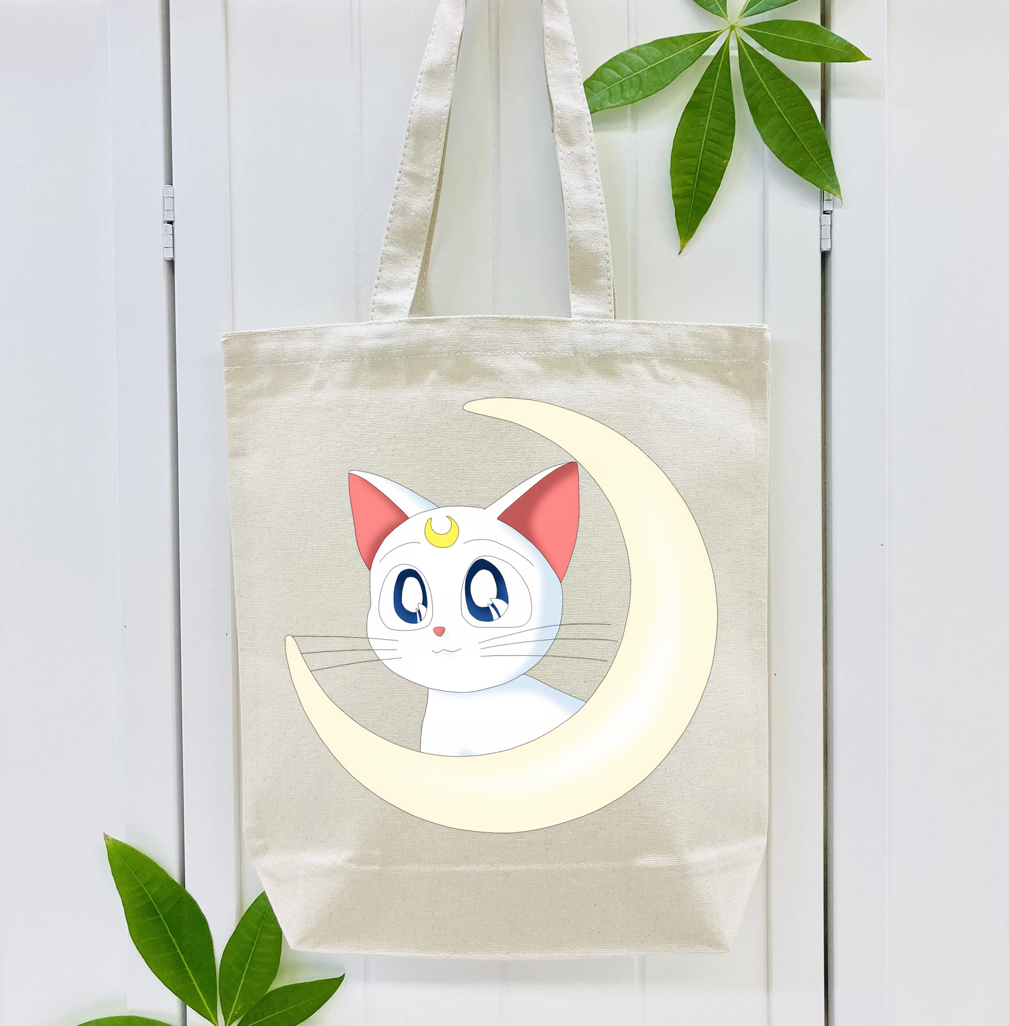 美少女戦士セーラームーン Sailor Moon 縦型キャンバス生地手提げバッグ　トートバッグ
