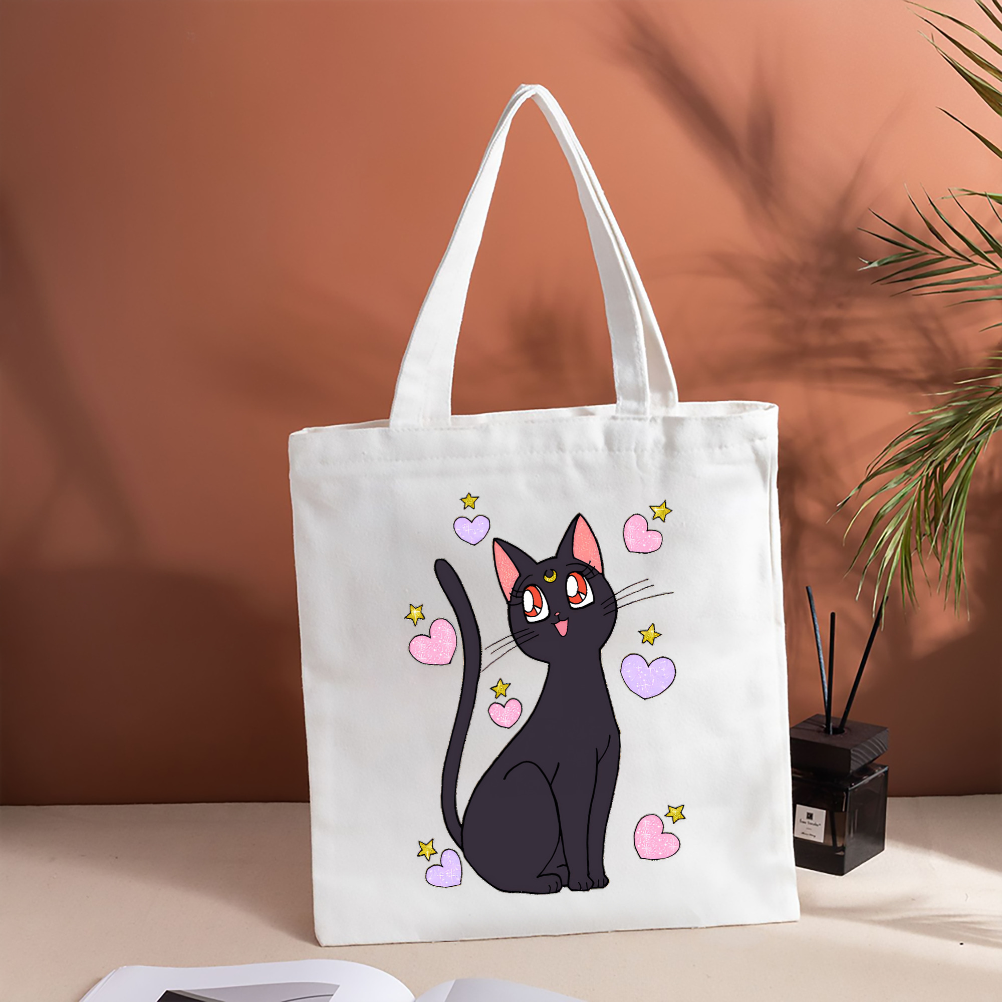 美少女戦士セーラームーン Sailor Moon 縦型キャンバス生地手提げバッグ　トートバッグ