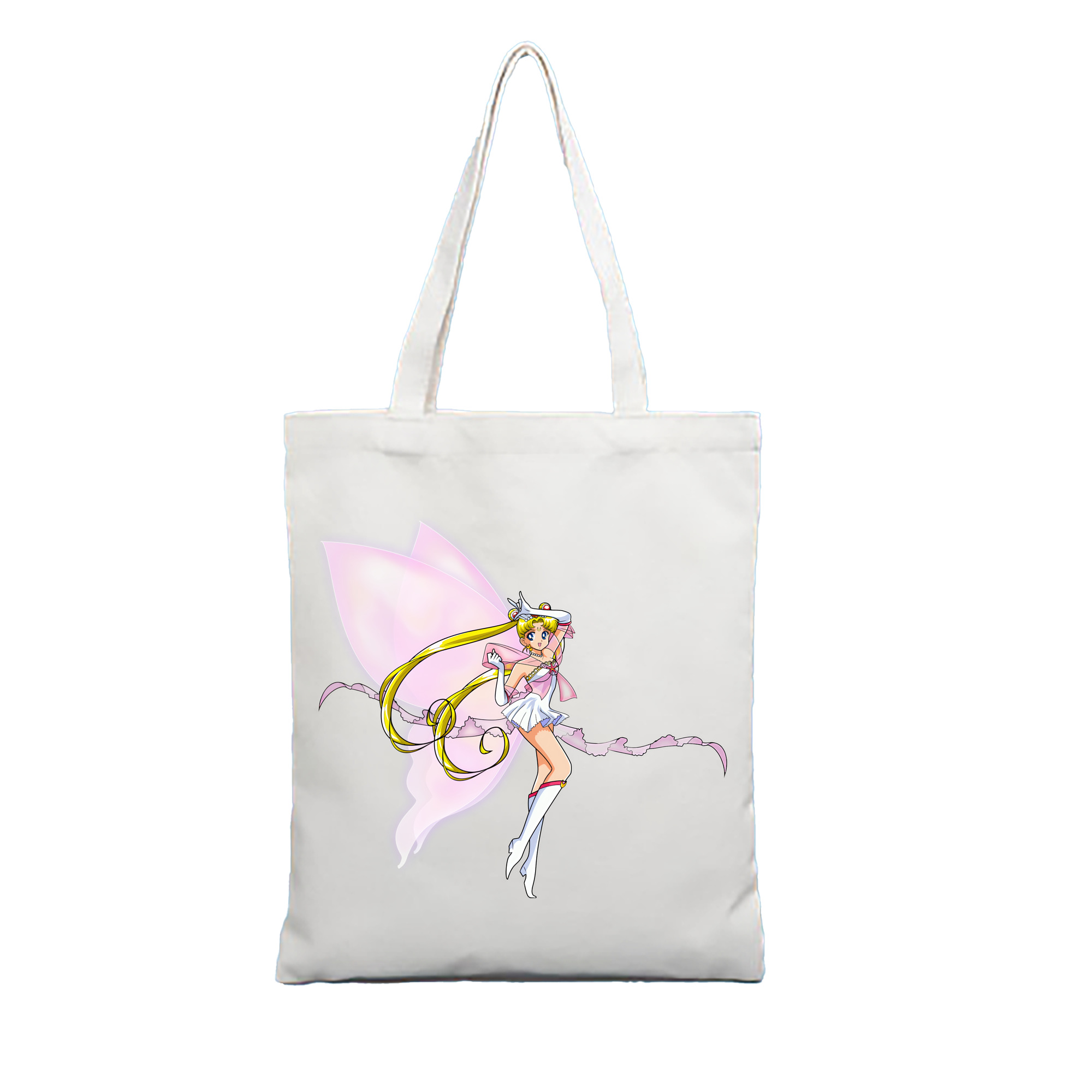 （画像用） 美少女戦士セーラームーン 月野 うさぎ つきの うさぎ Sailor Moon Tsukino Usagi 縦型キャンバス生地手提げバッグ　トートバッグ